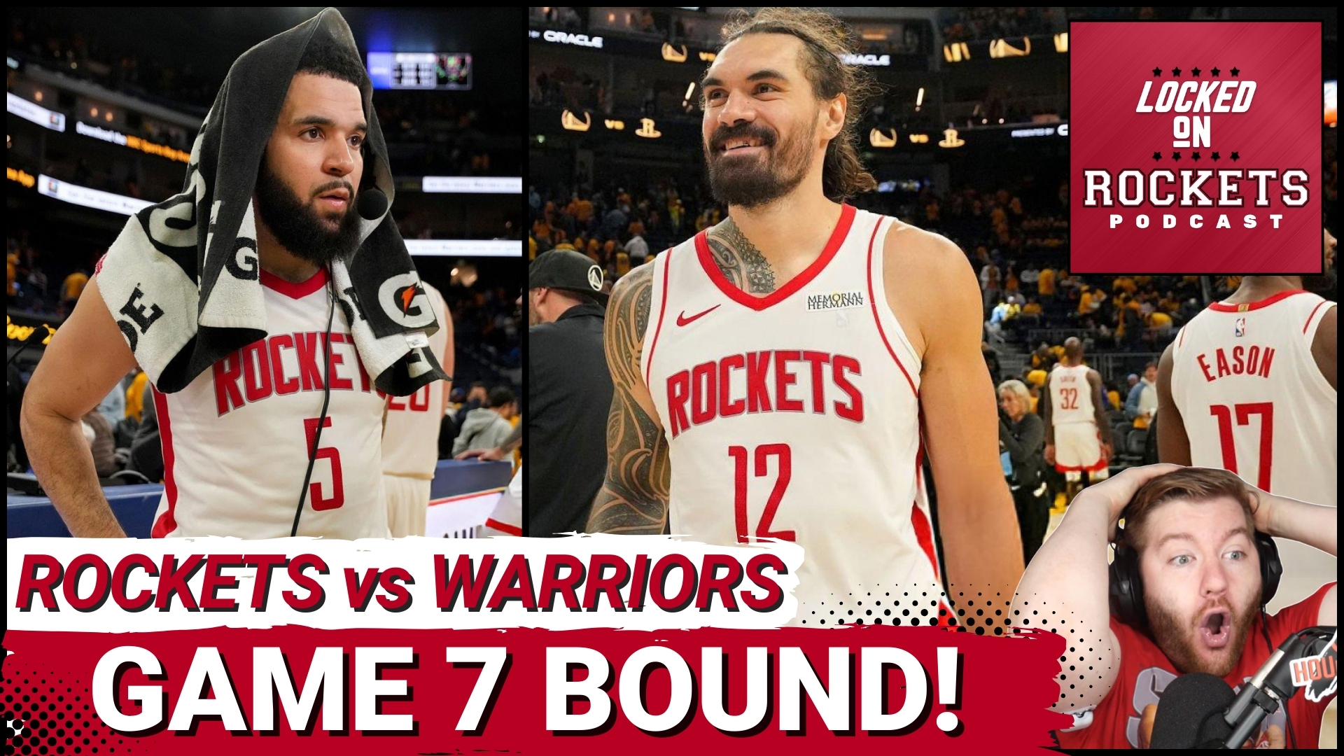 Fred VanVleet OUTPLAYS Steph Curry & Steven Adams BULLDOZES Warriors As Houston Rockets FORCE GAME 7