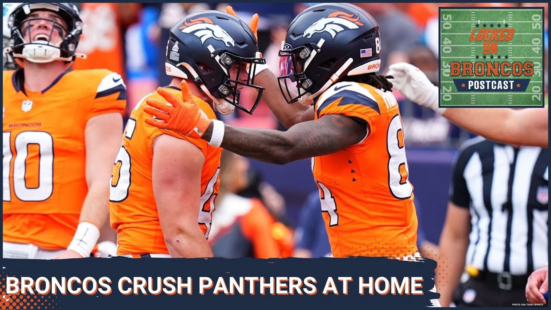 The Denver Broncos smashed the Carolina Panthers Sunday afternoon, 28-14. Bo Nix looked great in the game, throwing for three touchdowns.