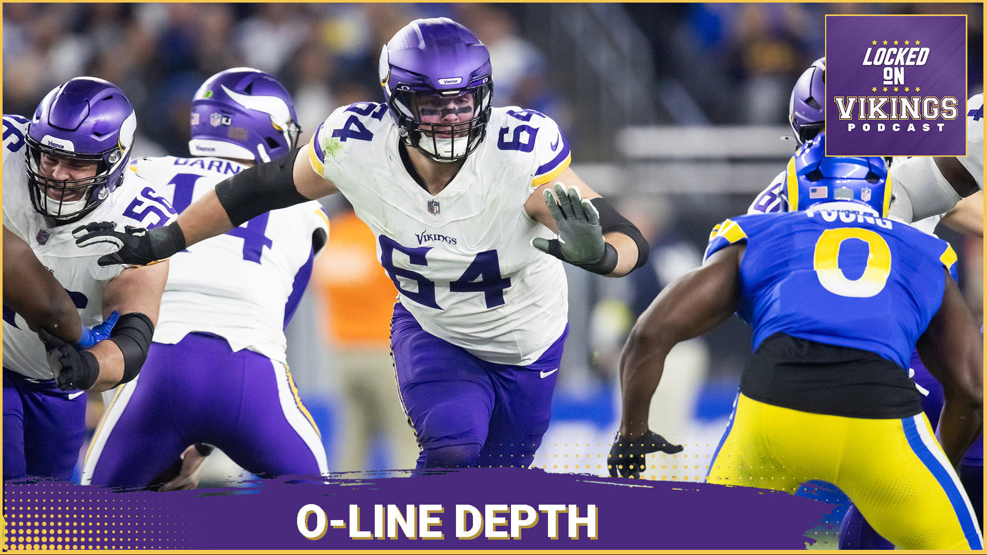 The Minnesota Vikings have their starting O-line figured out, but what if someone goes down? What then?