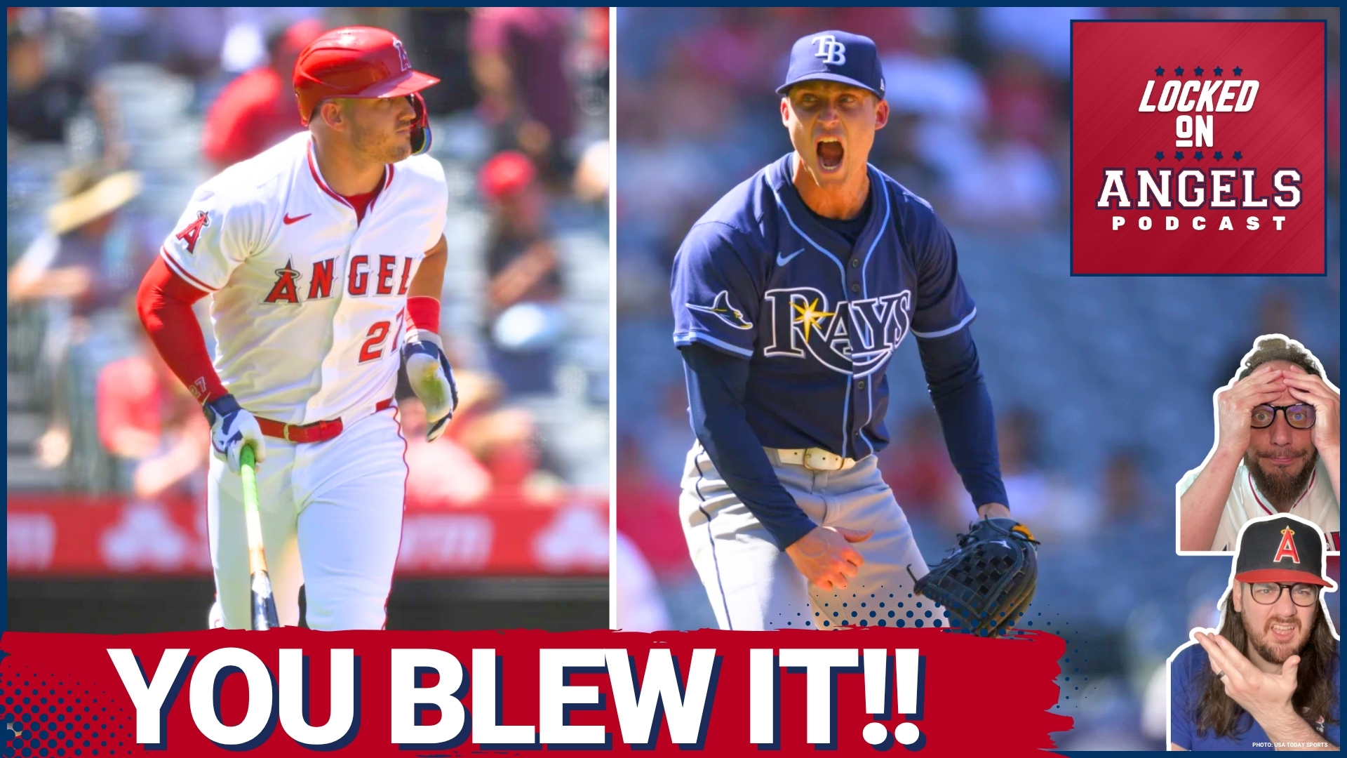 What huge opportunities did the Los Angeles Angels squander against the Tampa Bay Rays?