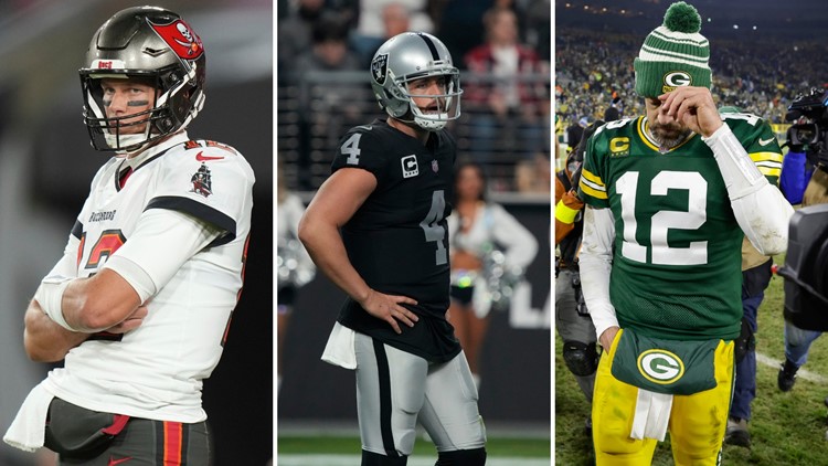 Is Tom Brady or Aaron Rodgers set to replace Derek Carr with Raiders?