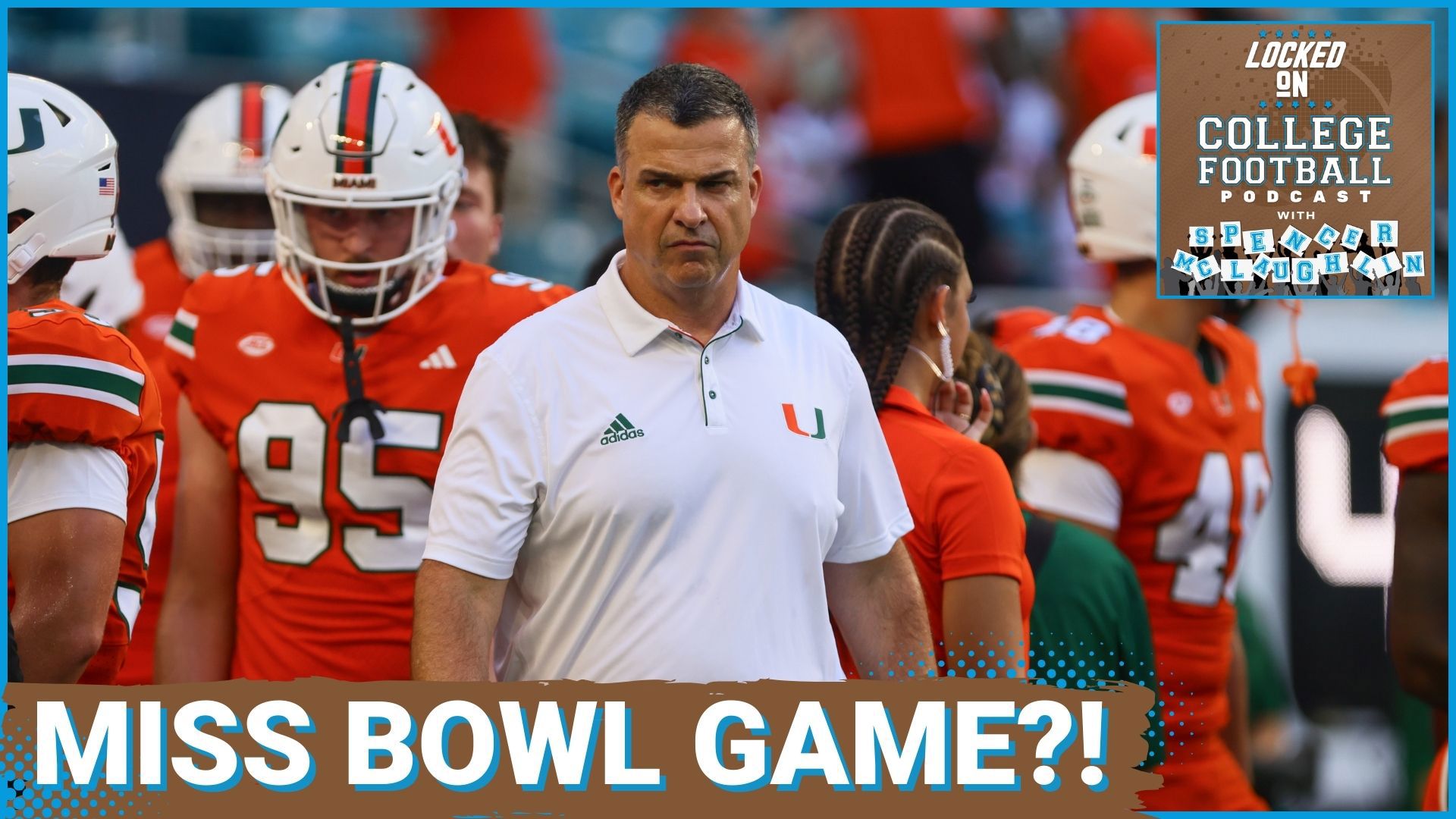 Danny Kanell of CBS Sports recently stated he thinks it's possible Miami could miss a bowl game in Mario Cristobal's 4th season. The Hurricanes' roster is too good.