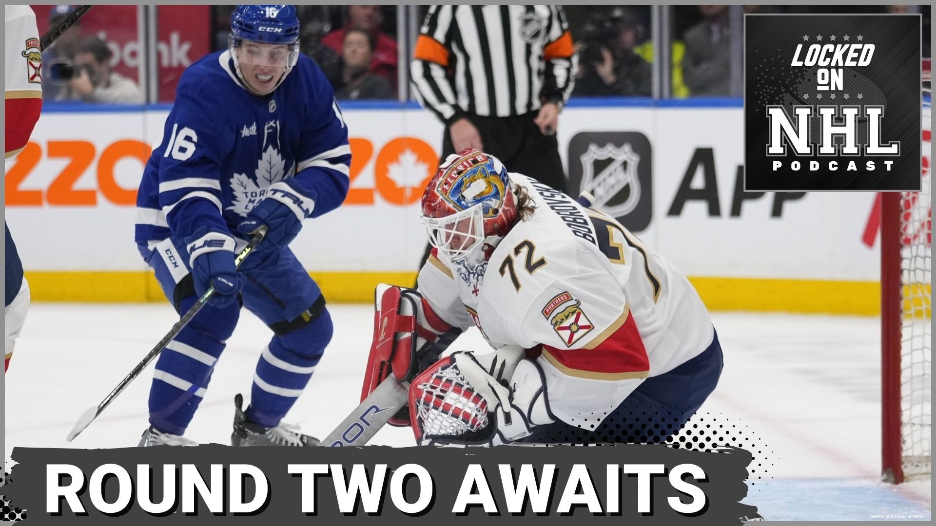 The second round is set in the East with the Toronto Maple Leafs and Florida Panthers in one series & Carolina Hurricanes and Washington Capitals in the other.