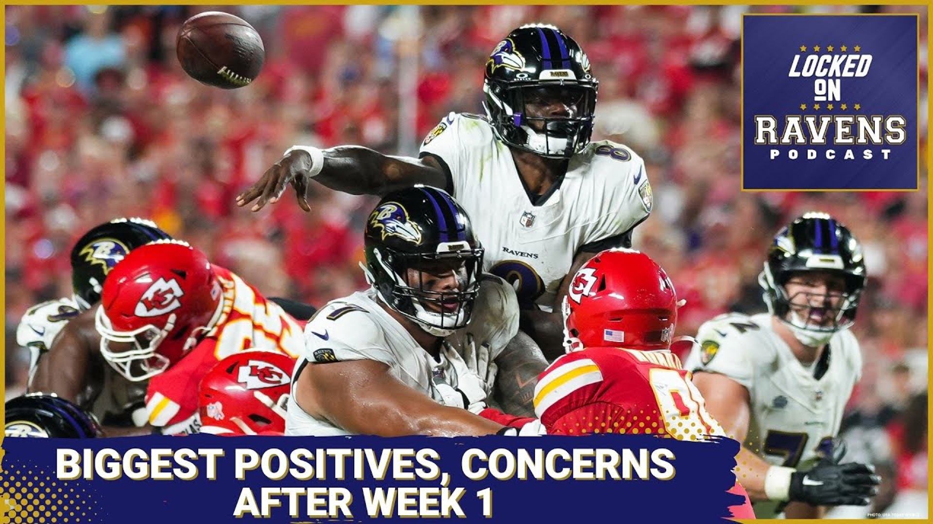 We look at the biggest Baltimore Ravens positives and areas of concern after their Week 1 loss to the Kansas City Chiefs, discussing what to take away from the game.