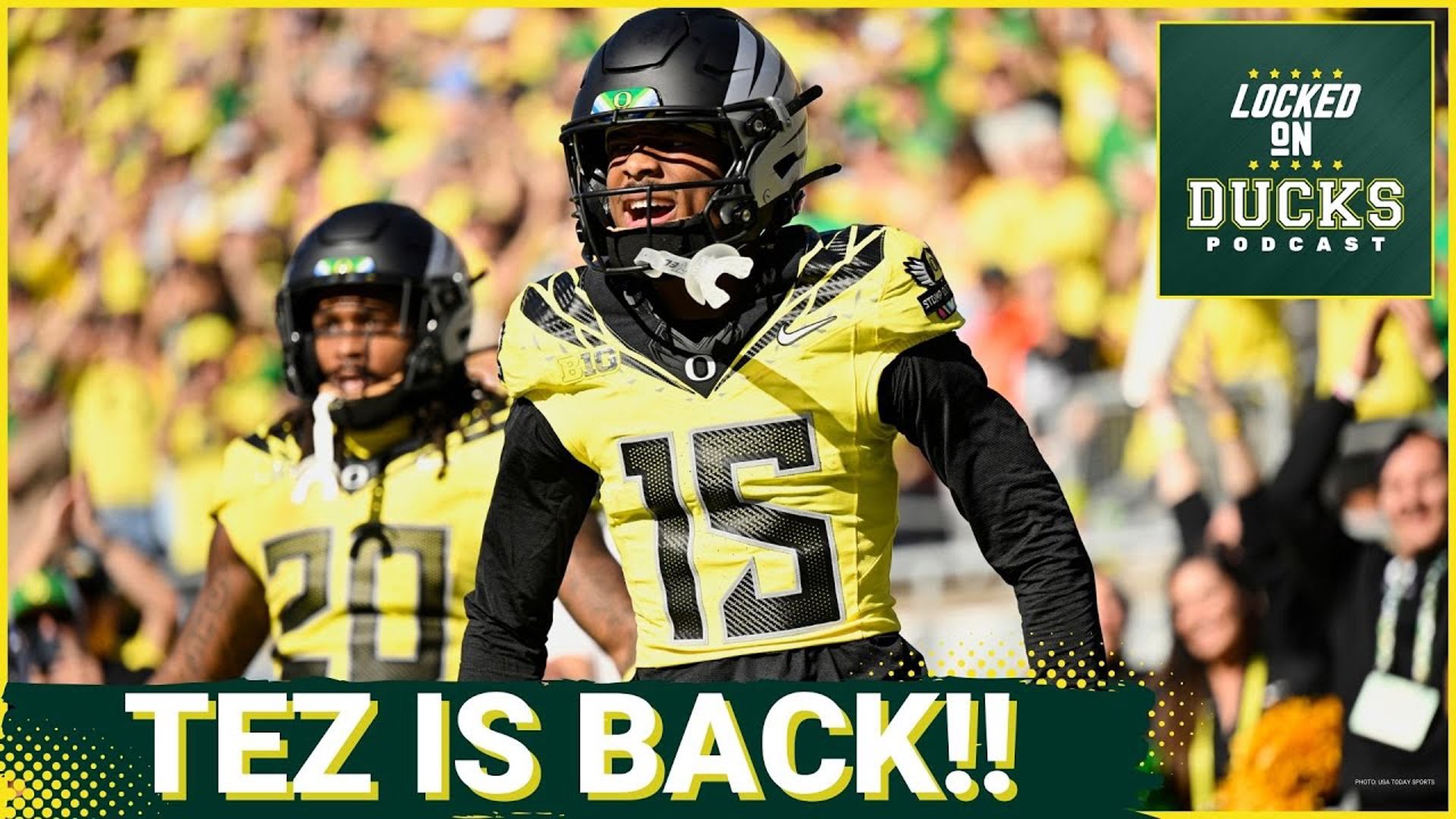 Oregon WR Tez Johnson announced on his Instagram that he is back and will return for the Washington game next week.