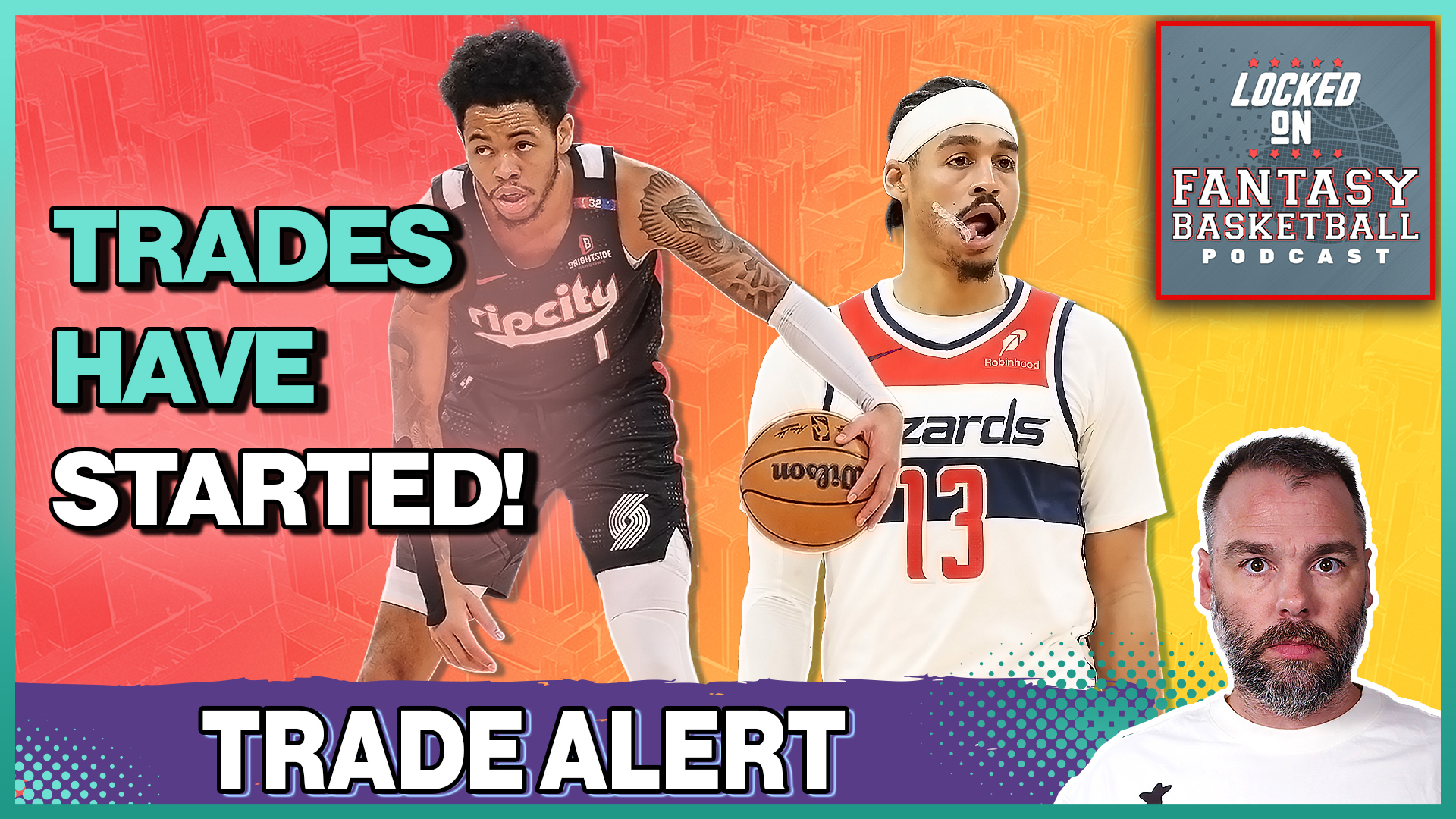 NBA trades shake up rosters: Holiday, Simons, Poole, and McCollum on the move. Fantasy implications abound as teams position for future. Josh Lloyd breaks it down.