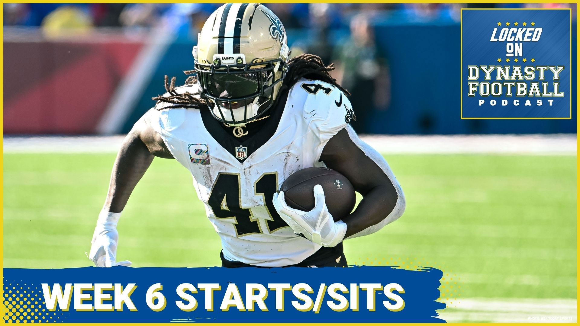 New Orleans Saints running back Alvin Kamara has become a risky fantasy starter. Baltimore Ravens running back Derrick Henry has struggled.