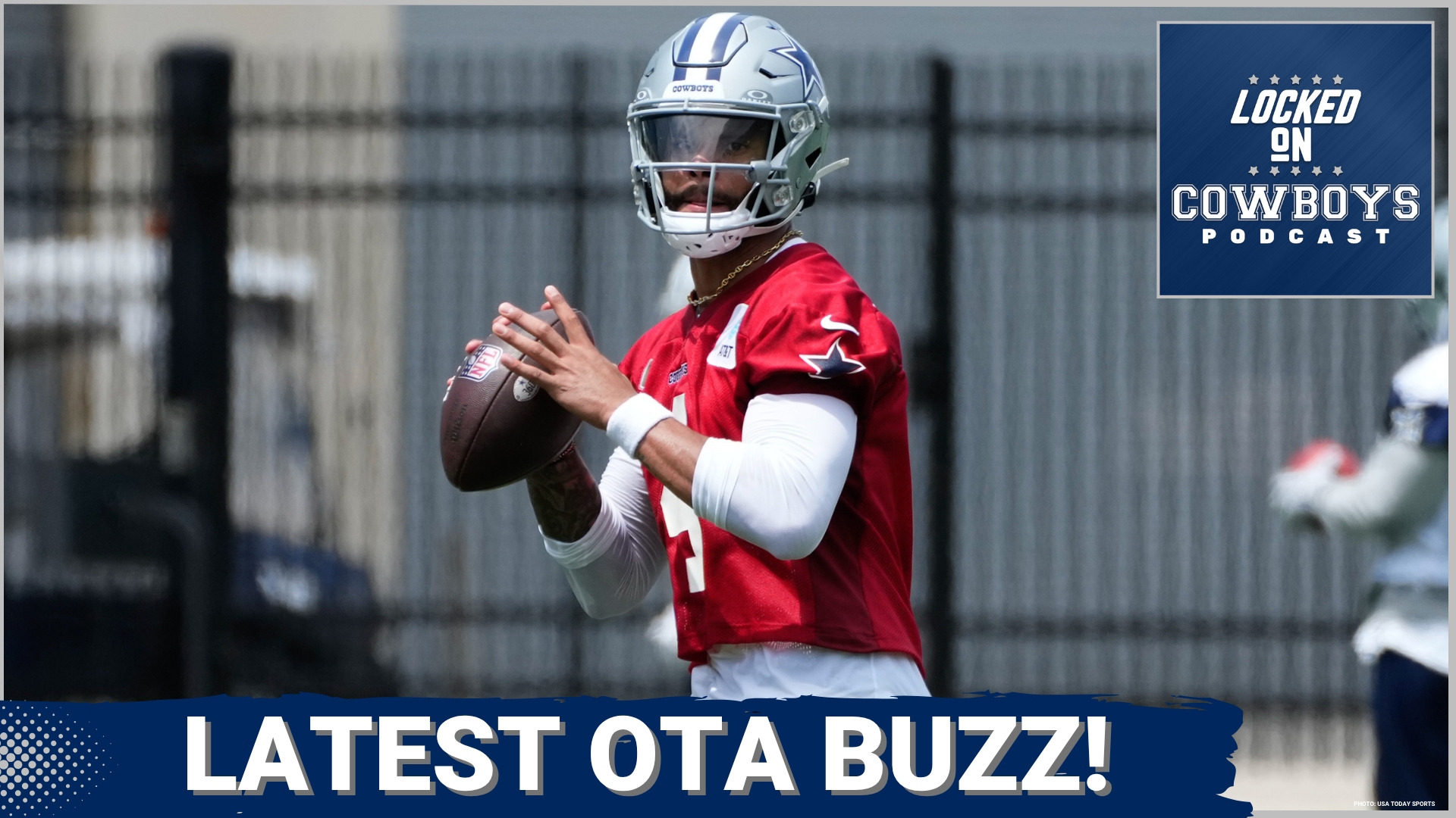 George Pickens stuns in Dallas Cowboys practice with a red zone touchdown from Dak Prescott. Marcus Mosher and Landon McCool break down the Cowboys' OTAs.