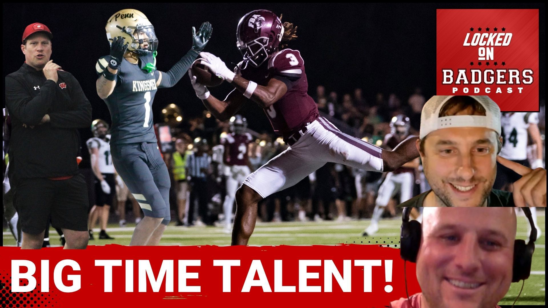 HIGH UPSIDE: Massive recruiting weekend for the Wisconsin Badgers football team! Jon McNamara joins!