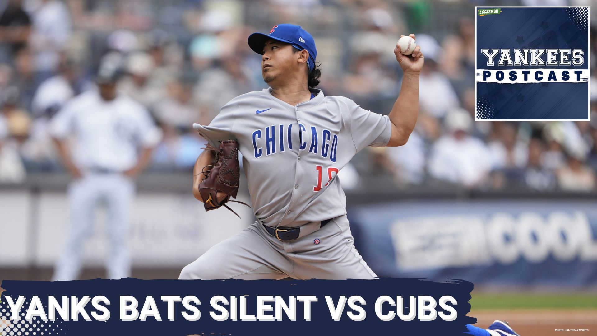 Yanks managed just 2 hits today as they fall in the series finale to the Cubs, 4-1. Bombers head into the all star break with back to back losses.