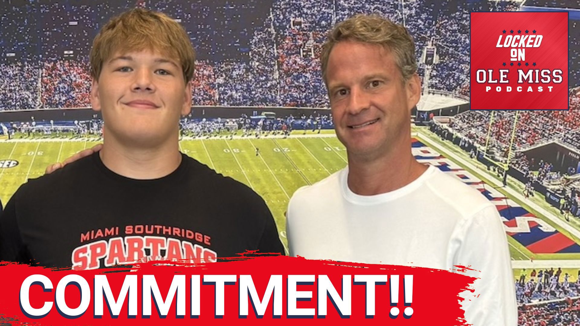🏈 Ole Miss football's future looks bright with Ryan Miret's commitment and a stacked wide receiver room! Host Steven Willis and guest Daylan Flowers break it down.