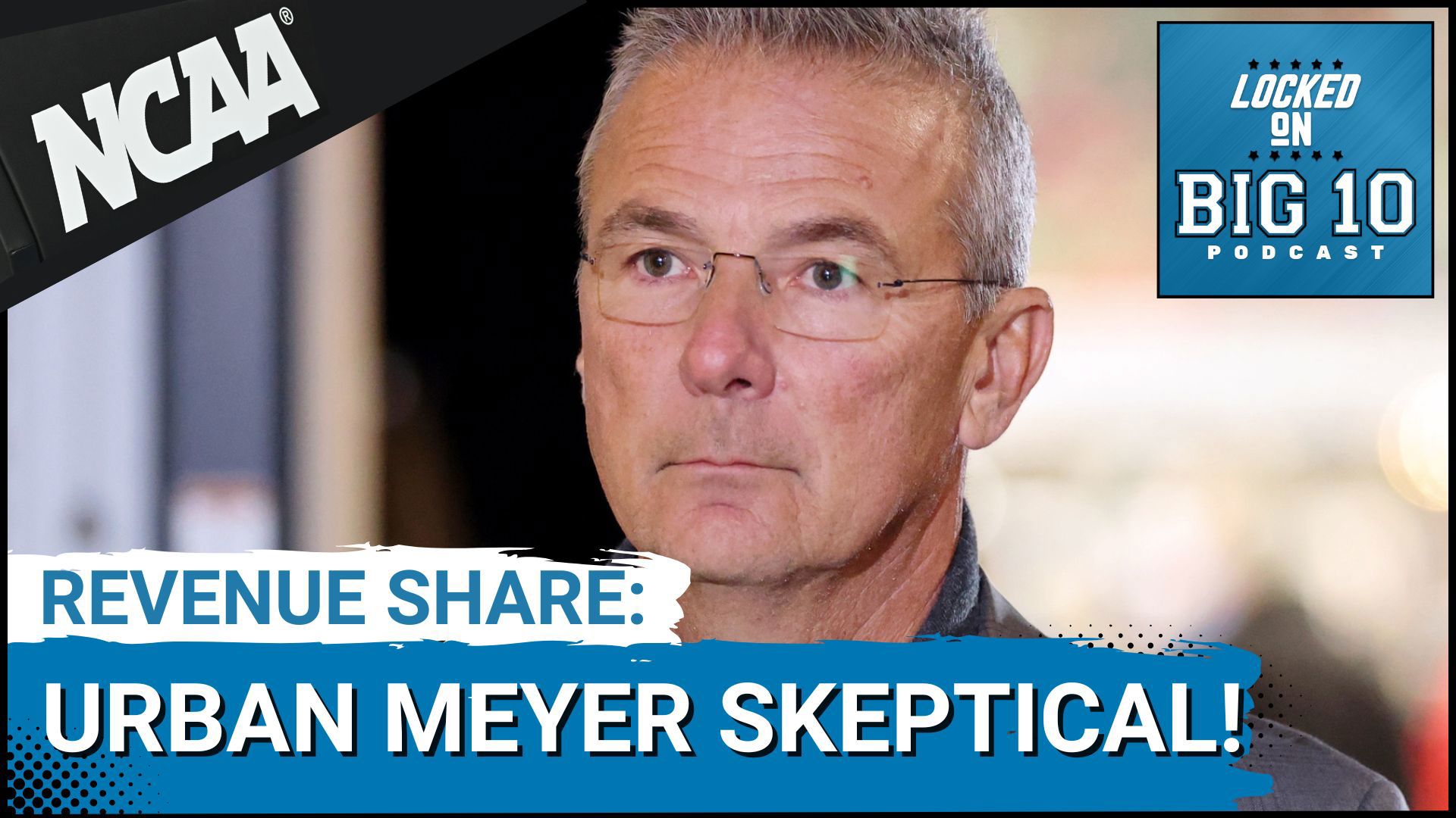 Urban Meyer's revenue sharing critique, Ohio State's $20.5M plan, Big Ten recruiting updates, UCLA's CWS run, and conference alums in pro leagues. Top 10 Big Ten tak