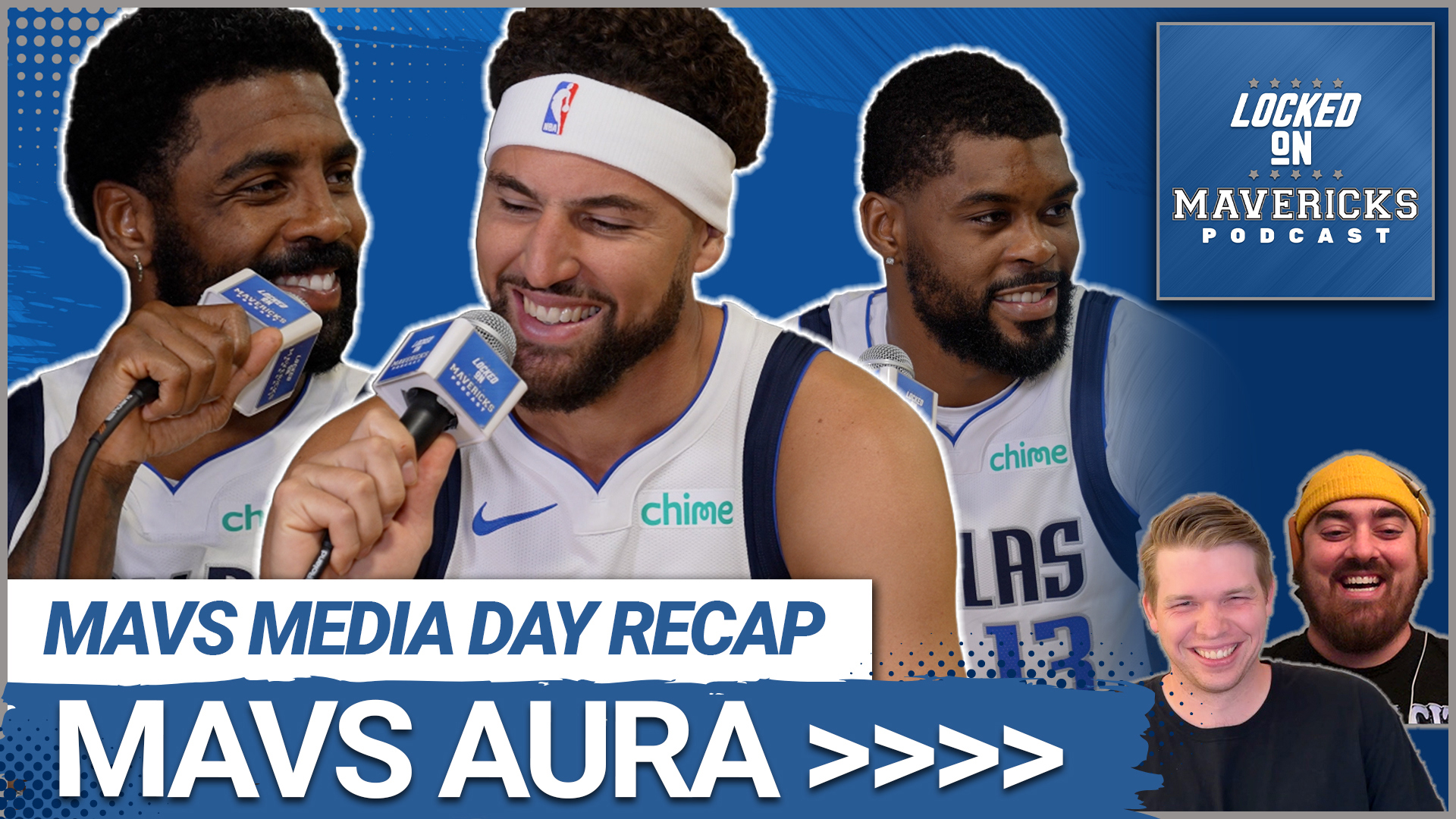 Nick Angstadt and Isaac Harris as they discuss insights from Mavs media day, featuring interviews with players like Klay Thompson, Naji Marshall, and Quentin Grimes.