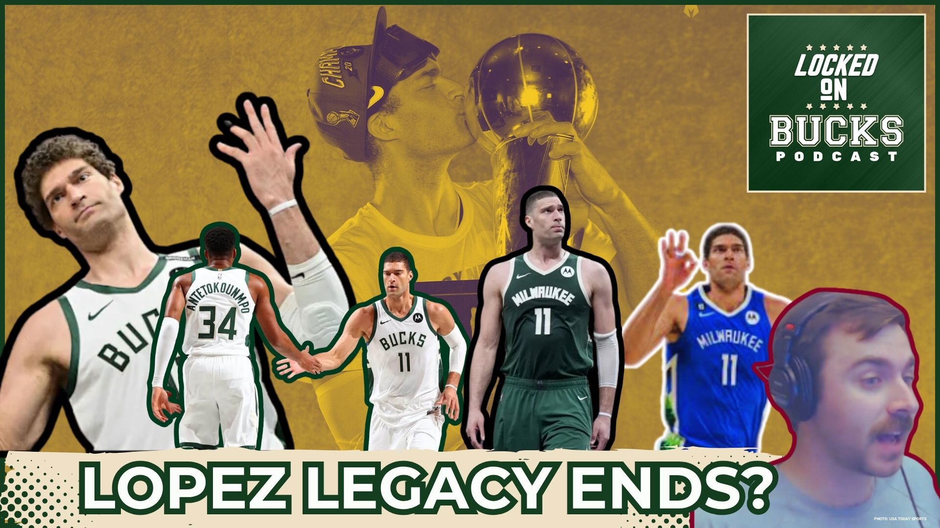 This podcast discusses Brook Lopez's potential departure from the Bucks, NBA parity, and challenges in basketball broadcasting. It explores team-building strategies