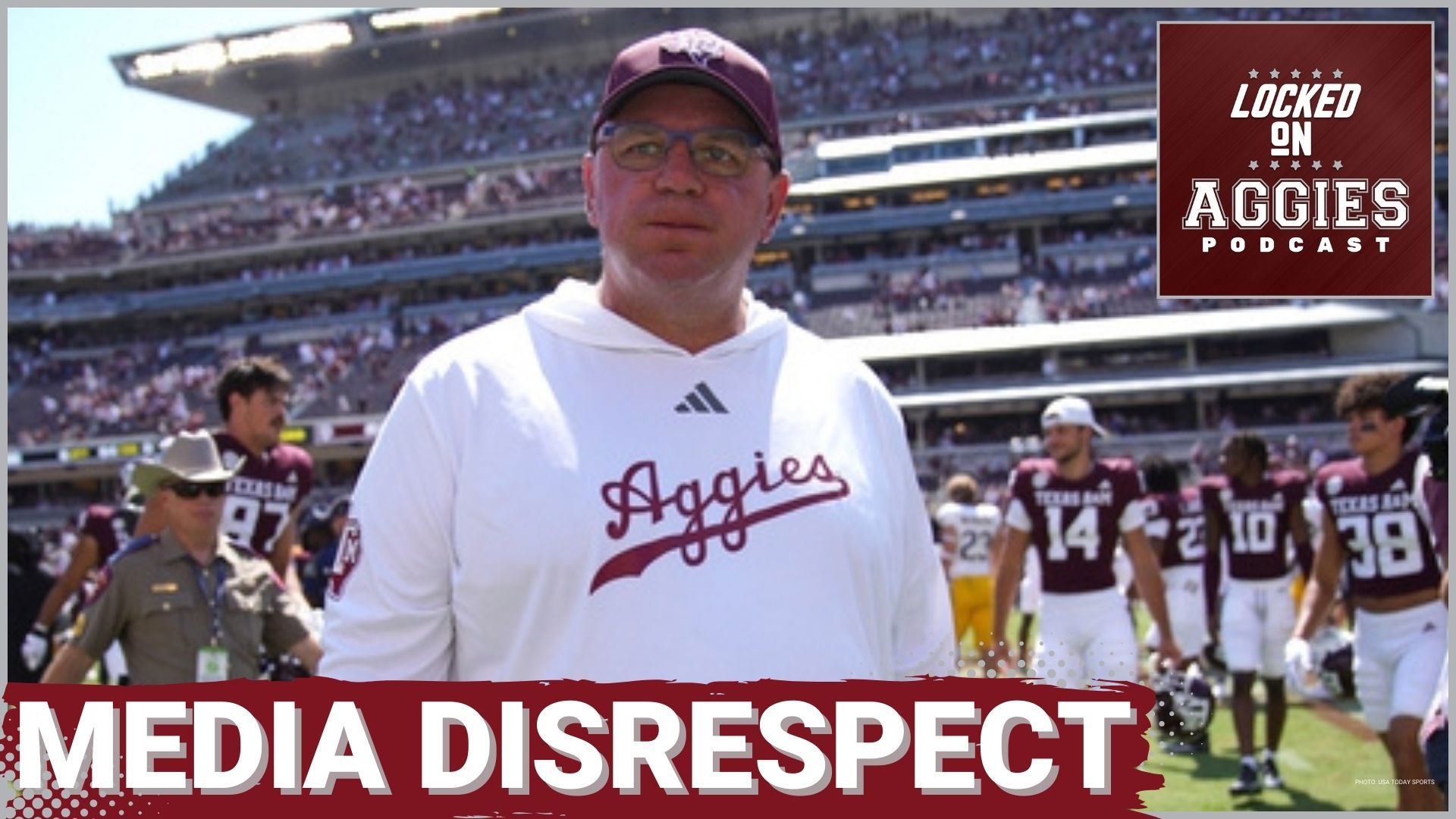 On today's episode of the Locked On Aggies Podcast, host Andrew Stefaniak breaks down how Andy Staples of On3 does not have the Aggies listed as a top 30 team