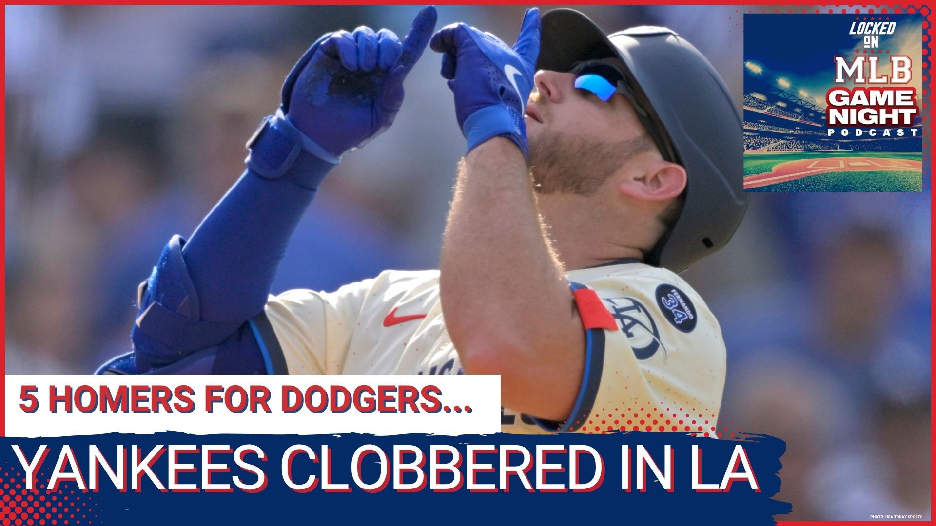 The Dodgers hit 5 Home Runs in thumping the Yankees. Rays pummeled the Astros in Houston. Nationals put up a 10-spot in the 1st against the D-Backs.