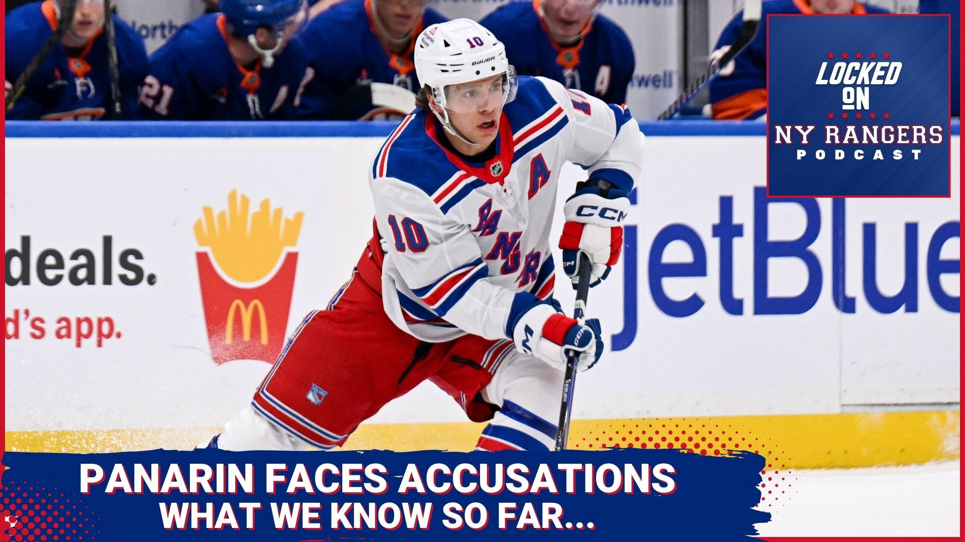 Artemi Panarin of the Rangers has been accused of sexual assault for an alleged incident in December of 2024, per an article from Katie Strang of The Athletic.