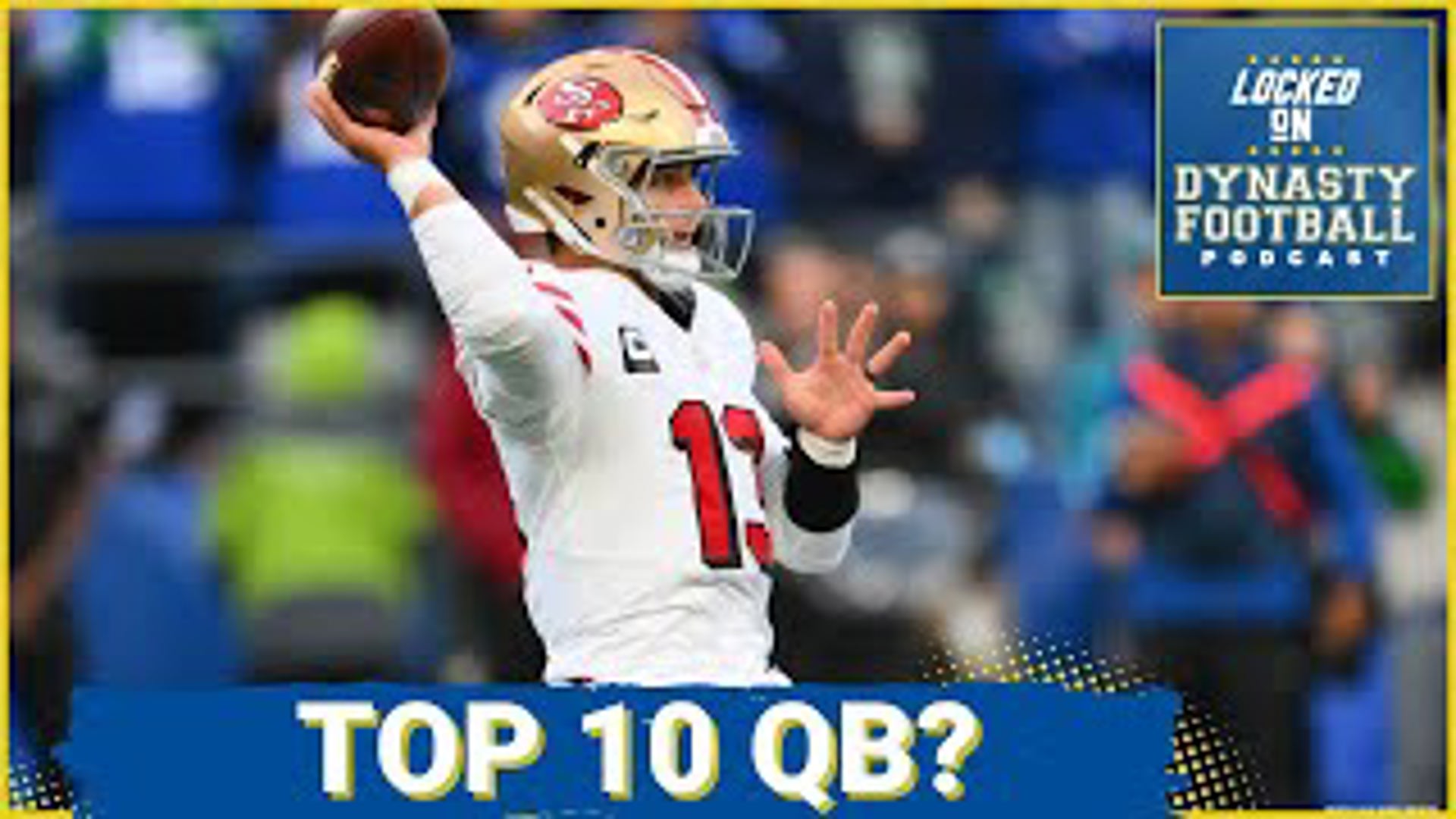 49ers QB Brock Purdy had another fantastic performance on Thursday Night Football, throwing for three touchdowns. Is he undervalued in dynasty leagues right now?