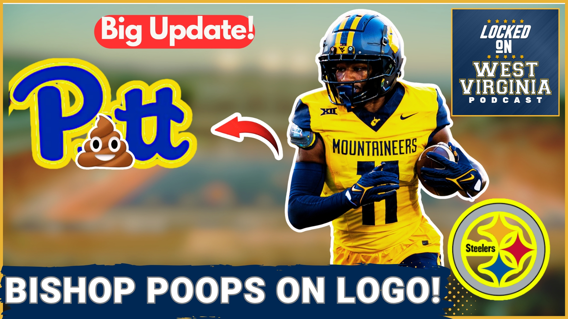 Big 12’s WVU star Beanie Bishop is making waves!  The Steelers’ NFL corner is Making those in the Pitt world VERY mad!