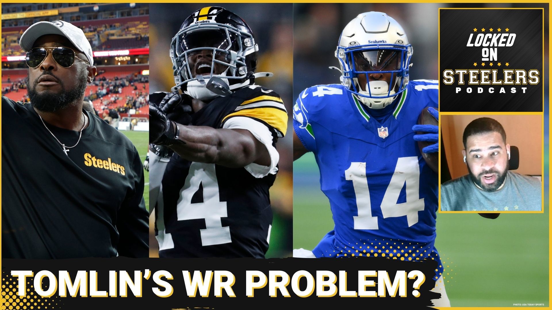 The Steelers have traded away several wide receivers over the years over off the field issues. A caller asks Christopher Carter if that's a Mike Tomlin problem.