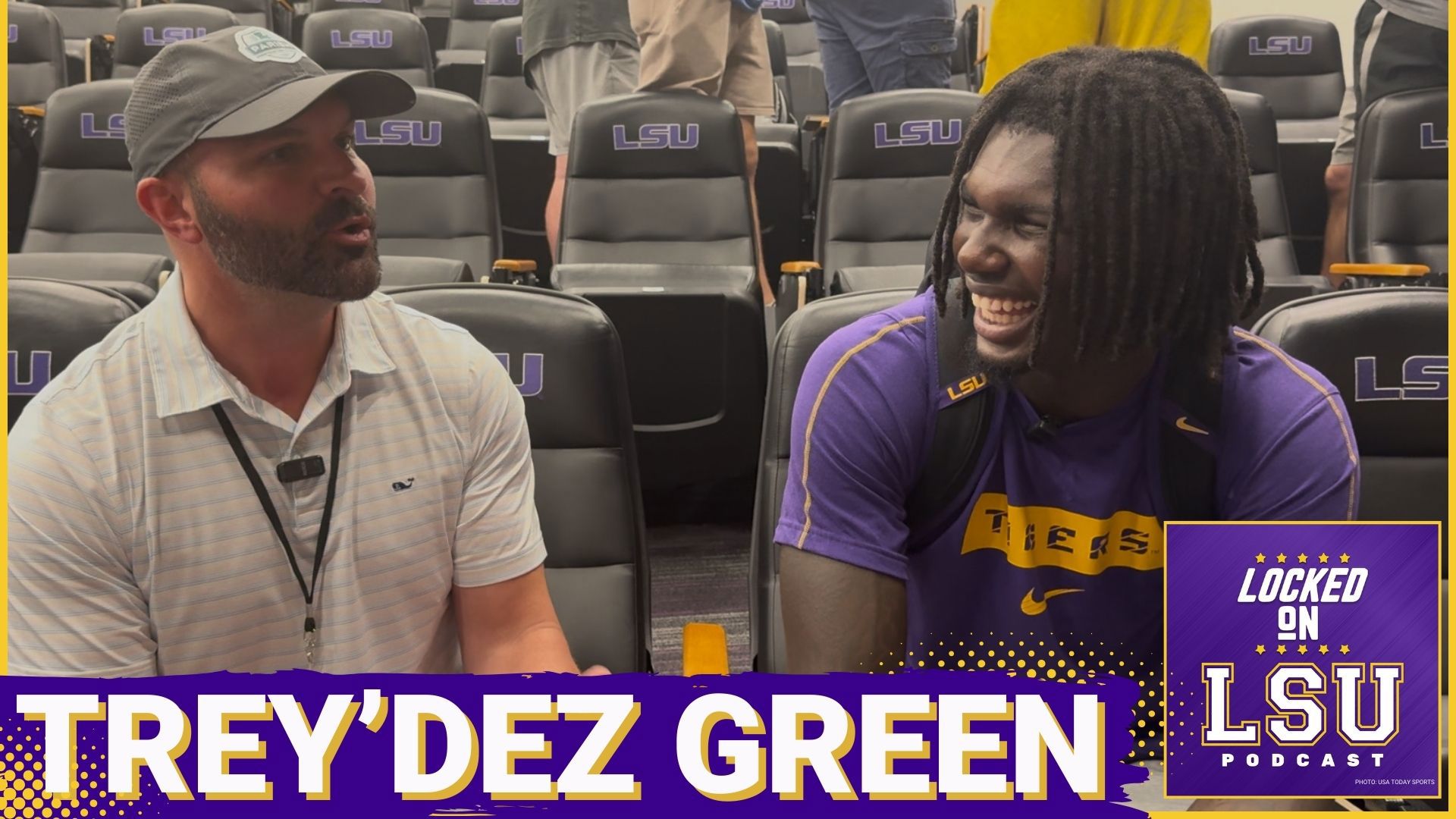 In this exclusive sit-down with LSU tight end Trey’Dez Green, we dive into his goals for the 2025 football season, his blocking and his basketball future