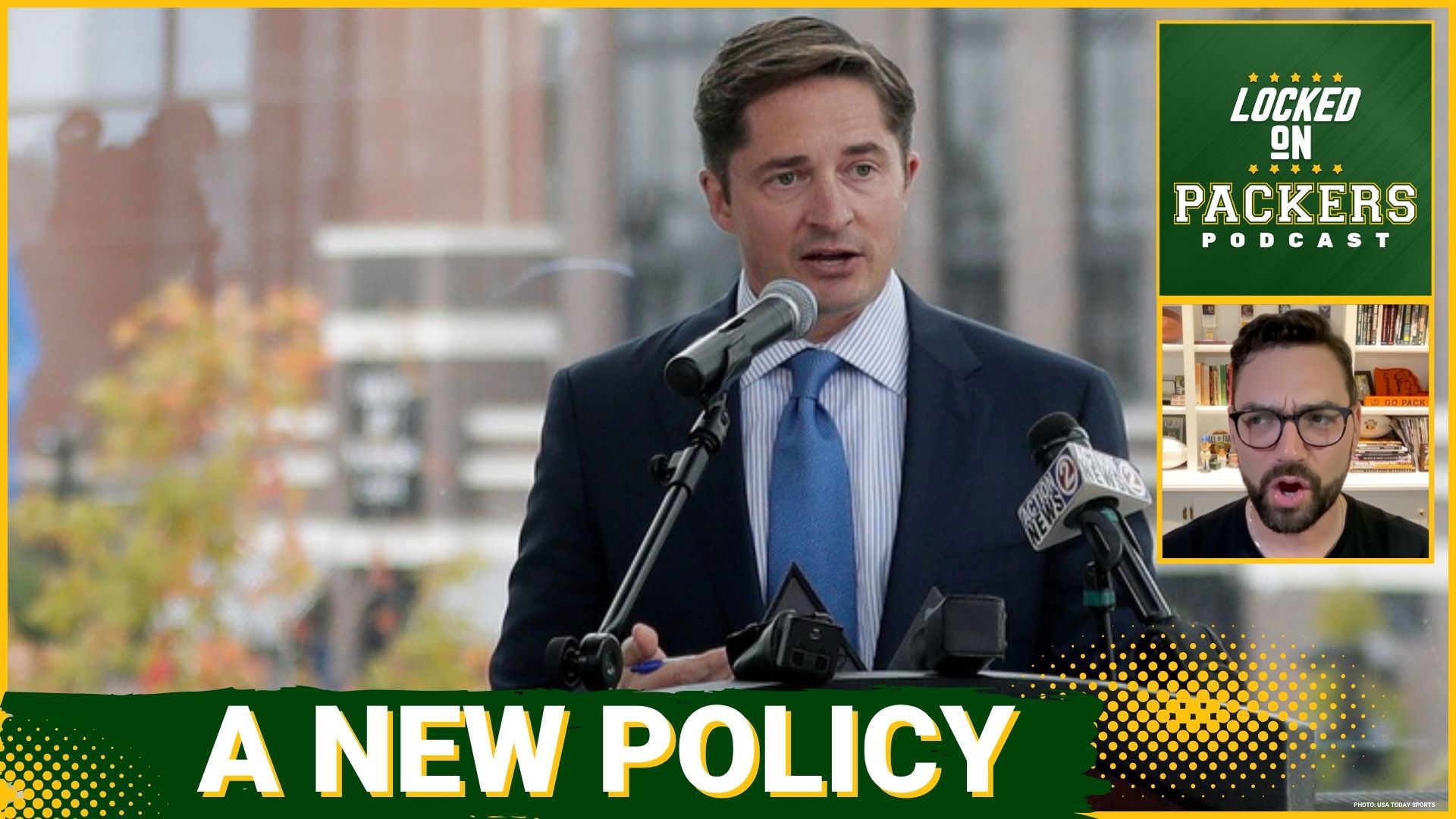 New Packers president Ed Policy said his goal is to keep the team in Green Bay, and some people decided to freak out like there was a chance they might leave.