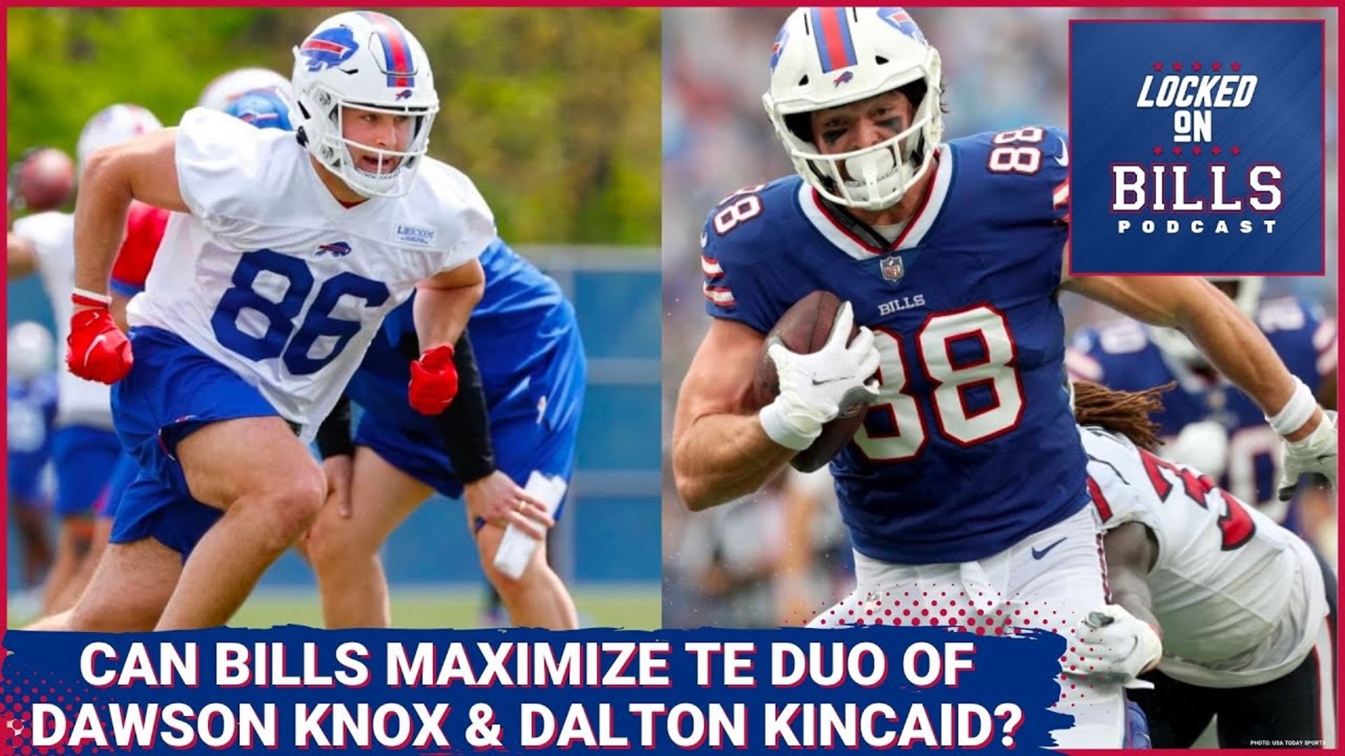 Can the Buffalo Bills maximize the tight end duo of Dawson Knox