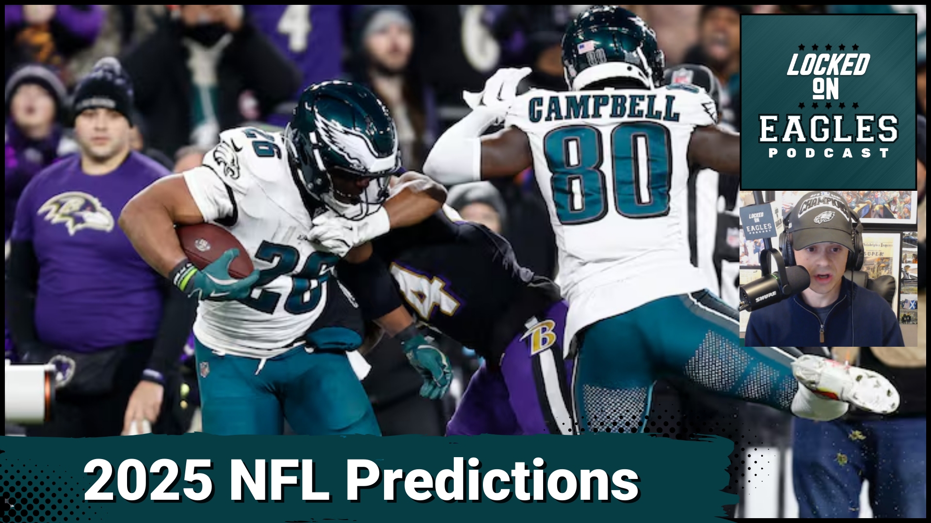 Will the Philadelphia Eagles get the NFC's #1 seed? Can they get to their third Super Bowl in four years? Predicting the 2025 NFL season!