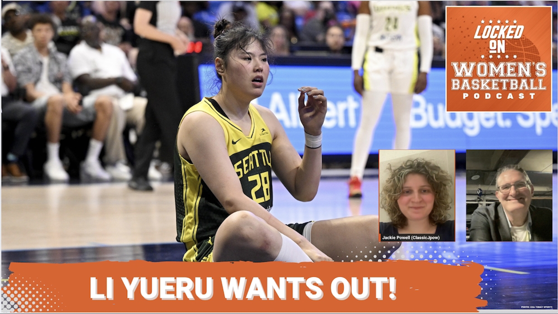 What is going on in Seattle? A big win, powered by Seattle's bench, is quickly overtaken by Li Yueru's trade demand. Our Bella Munson and Jackie Powell fill you in.