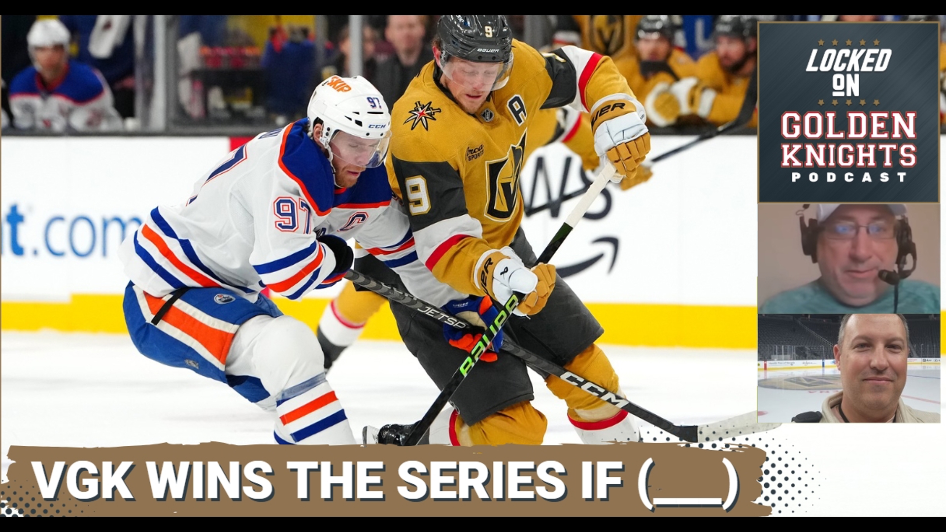 The Vegas Golden Knights and Edmonton Oilers will meet for the second time in two years in the second round of the NHL Stanley Cup Playoffs.