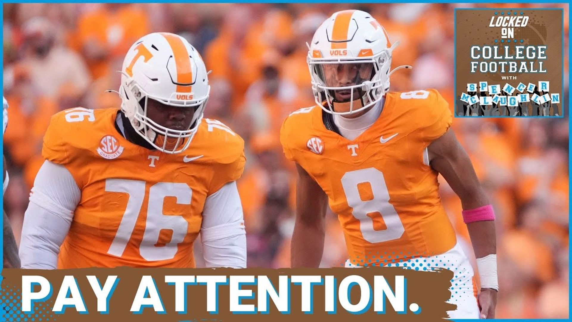 Tennessee had a bye last week following their big win against Alabama, keeping their blemish against Arkansas as their only loss this season.