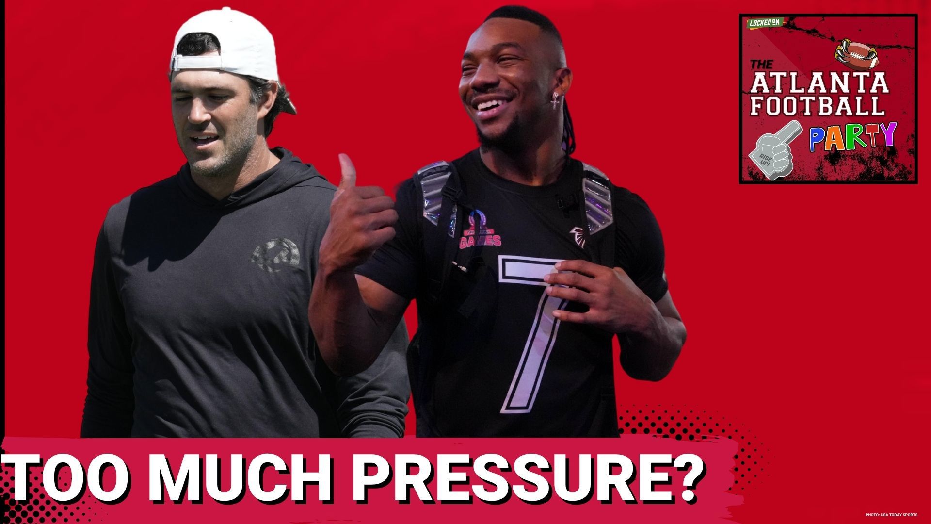 The Atlanta Football Party podcast delves into the Falcons' upcoming season, focusing on offensive pressure and rookie expectations.