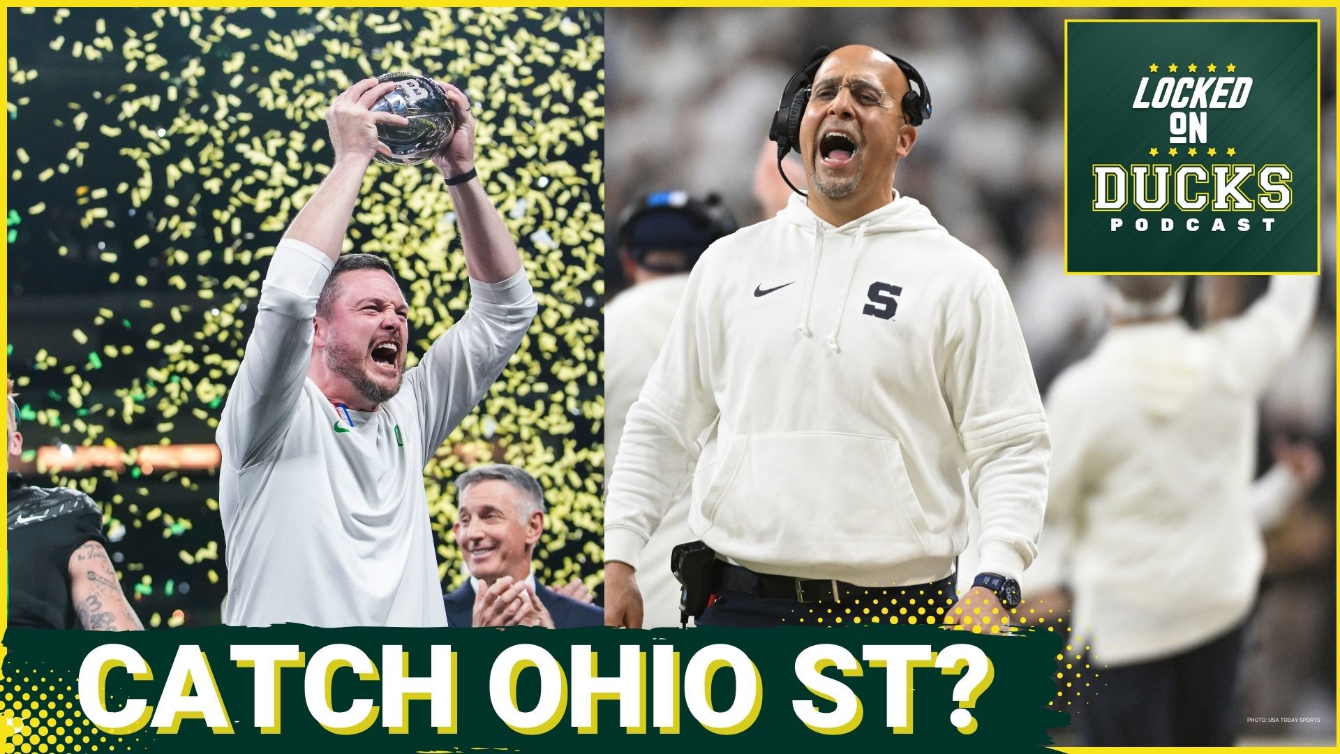 Oregon and Penn State are both chasing national championships on the heels of Ohio State's first title in 10 years last season. Are the Ducks ahead of Penn State?