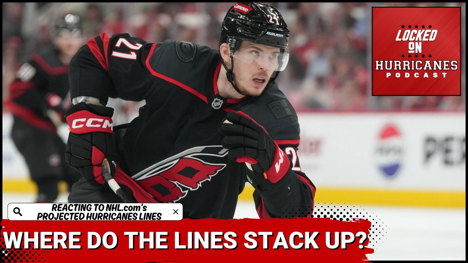 NHL.com has released its projected lineup for the Carolina Hurricanes going into the 2025-26 season, based on the current roster. Are they on the money or not?