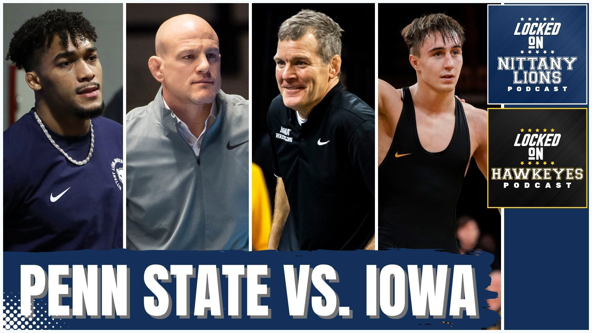 How do Penn State and the Iowa Hawkeyes match up head-to-head at the Big Ten tournament? Get a break down of each weight class in this Locked On Crossover.