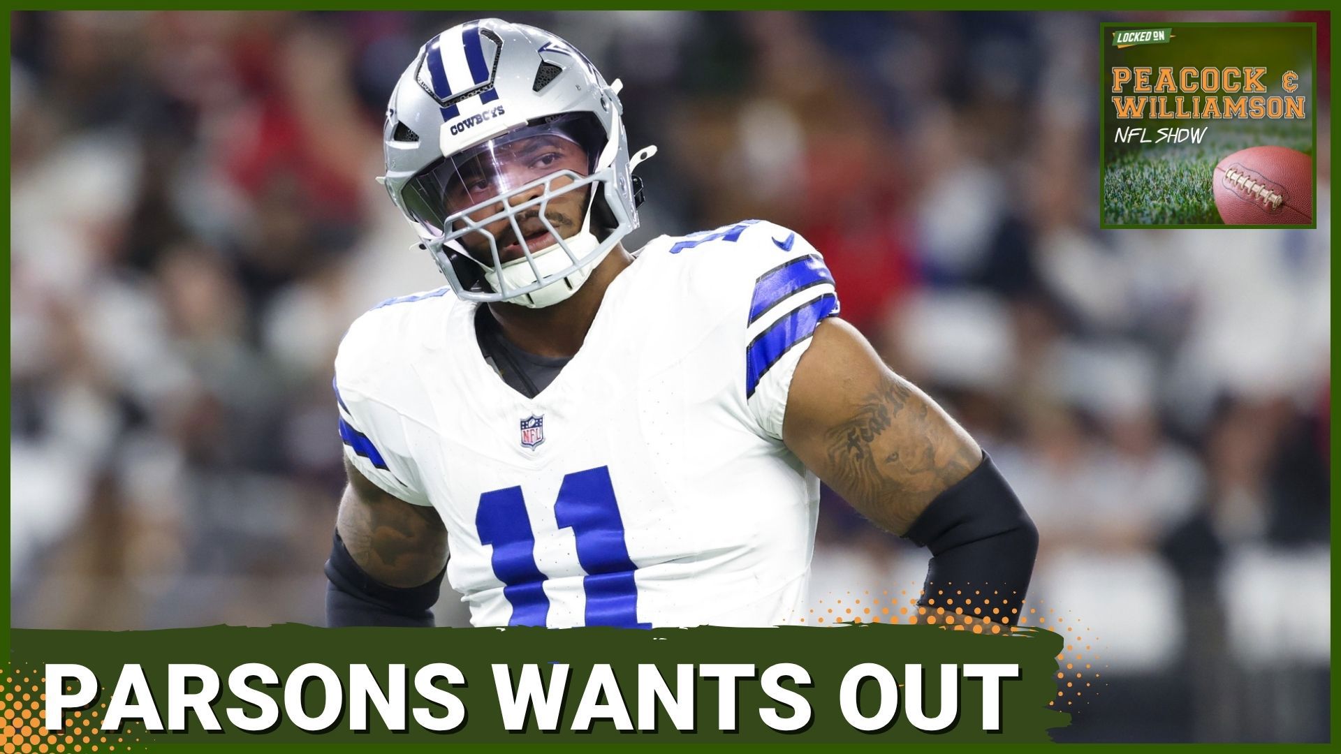 Micah Parson goes a step further than Terry McLaurin's trade request as both stars look for new contracts. Drew Brees, Larry Fitzgerald, Bill Belichick headline HOF