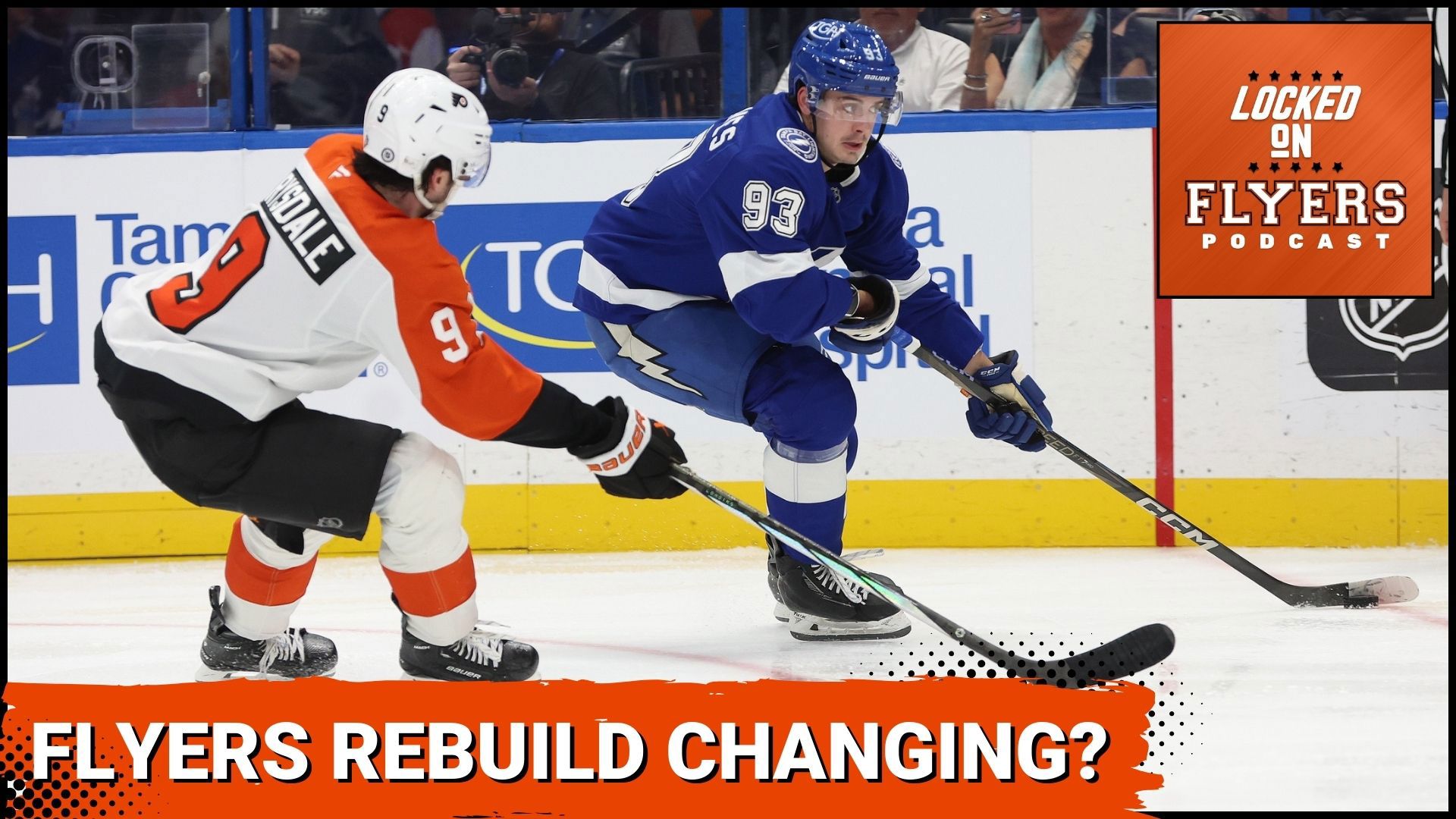 Rachel & Russ ask where scoring defensemen fit into the Philadelphia Flyers rebuild plan. We also preview Flyers vs Bolts & profile draft prospect Caleb Desnoyers.