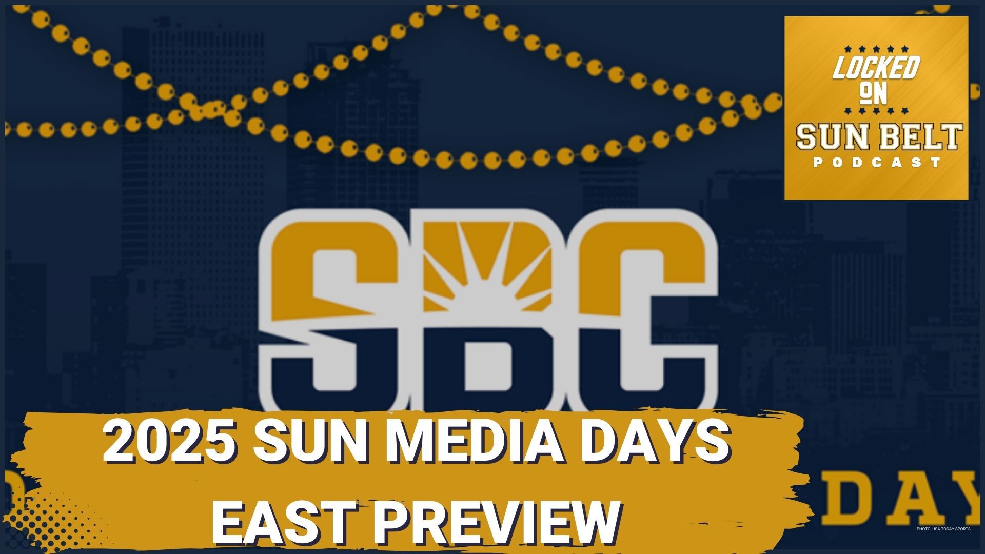Dave Schultz and guest Dominic Crosetto (Sun Belt Syndicate) break down the upcoming 2025 Sun Belt Media Days.