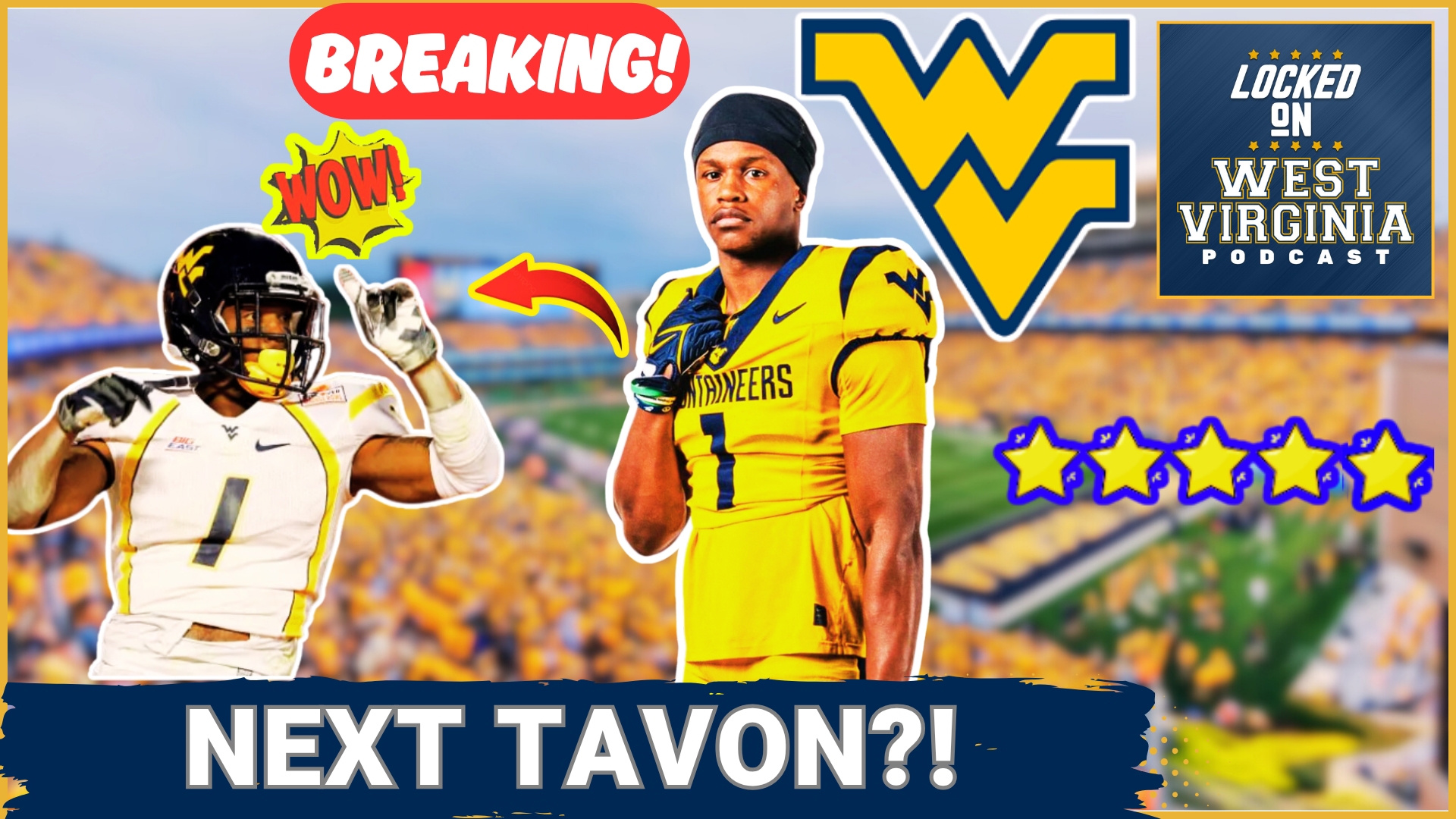 #wvu #westvirginia #big12
Cyncir Bowers is a human highlight reel, and he will be joining today's show on Locked On West Virginia LIVE to talk his recruitment!