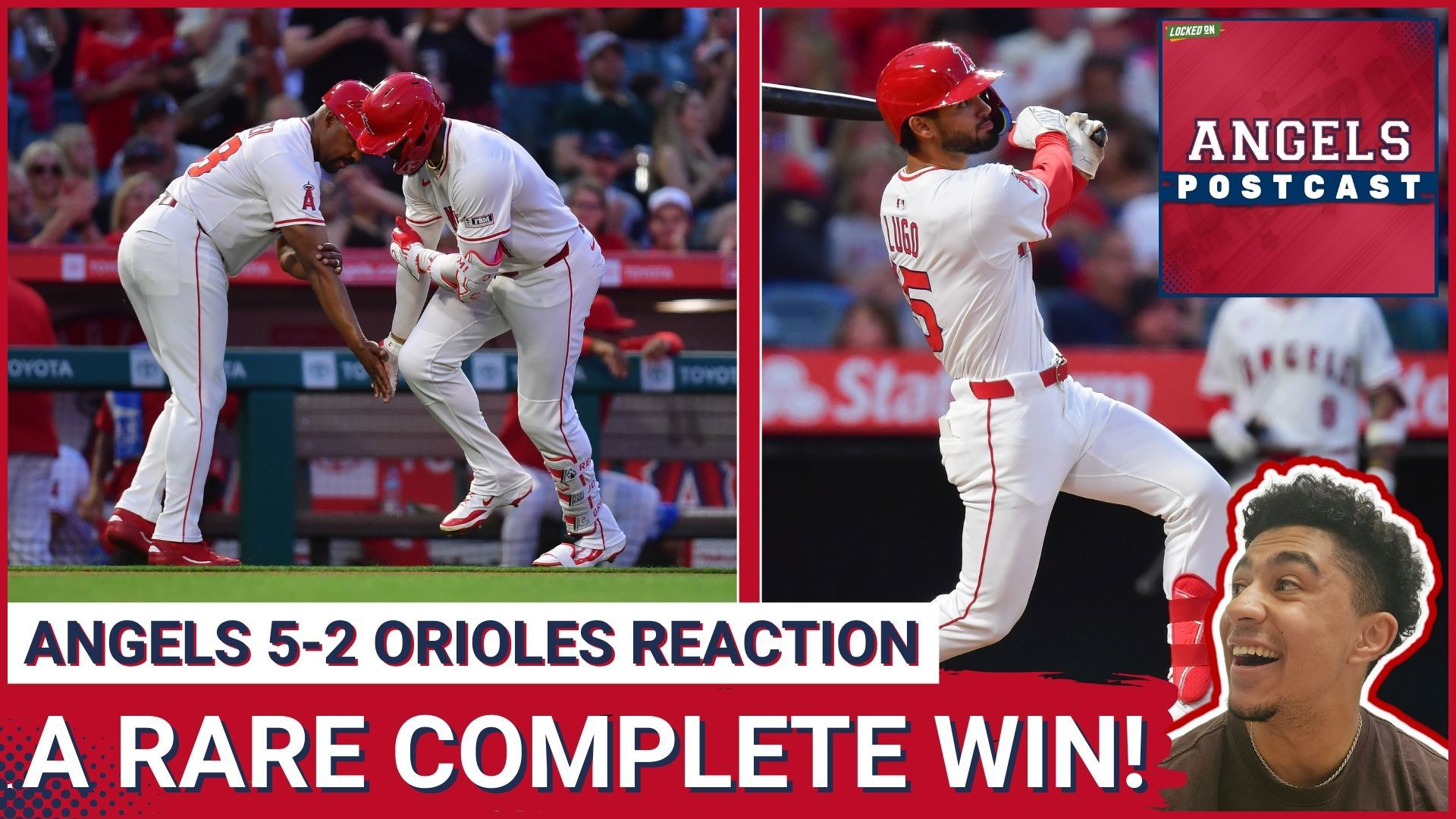 A Matthew Lugo RBI-triple for his first-career hit headlined a solid team win for the Angels as Jack Kochanowicz and the bullpen pitched well to support the lineup