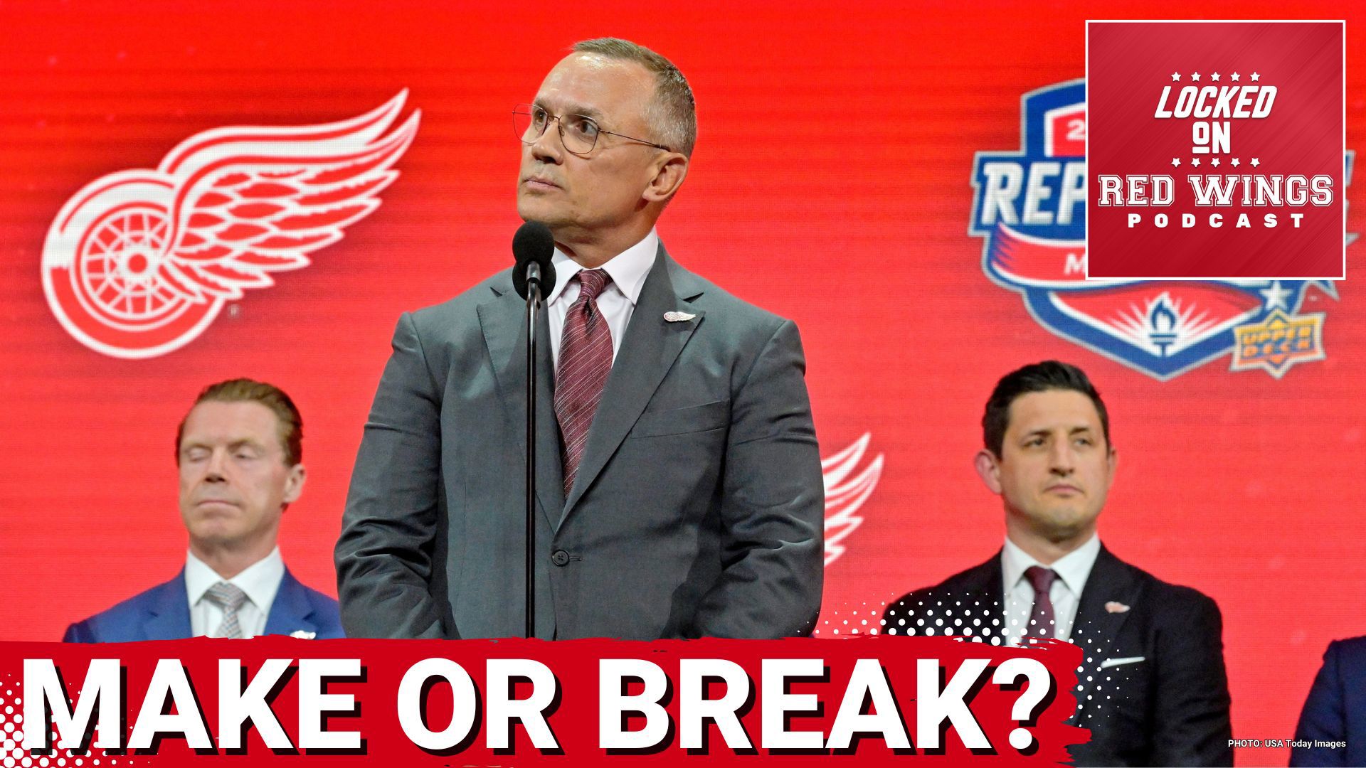 Now that the team has narrowly missed the playoffs in back to back seasons, is this offseason make or break for Steve Yzerman? Also,  how was McLellan's 1st season?