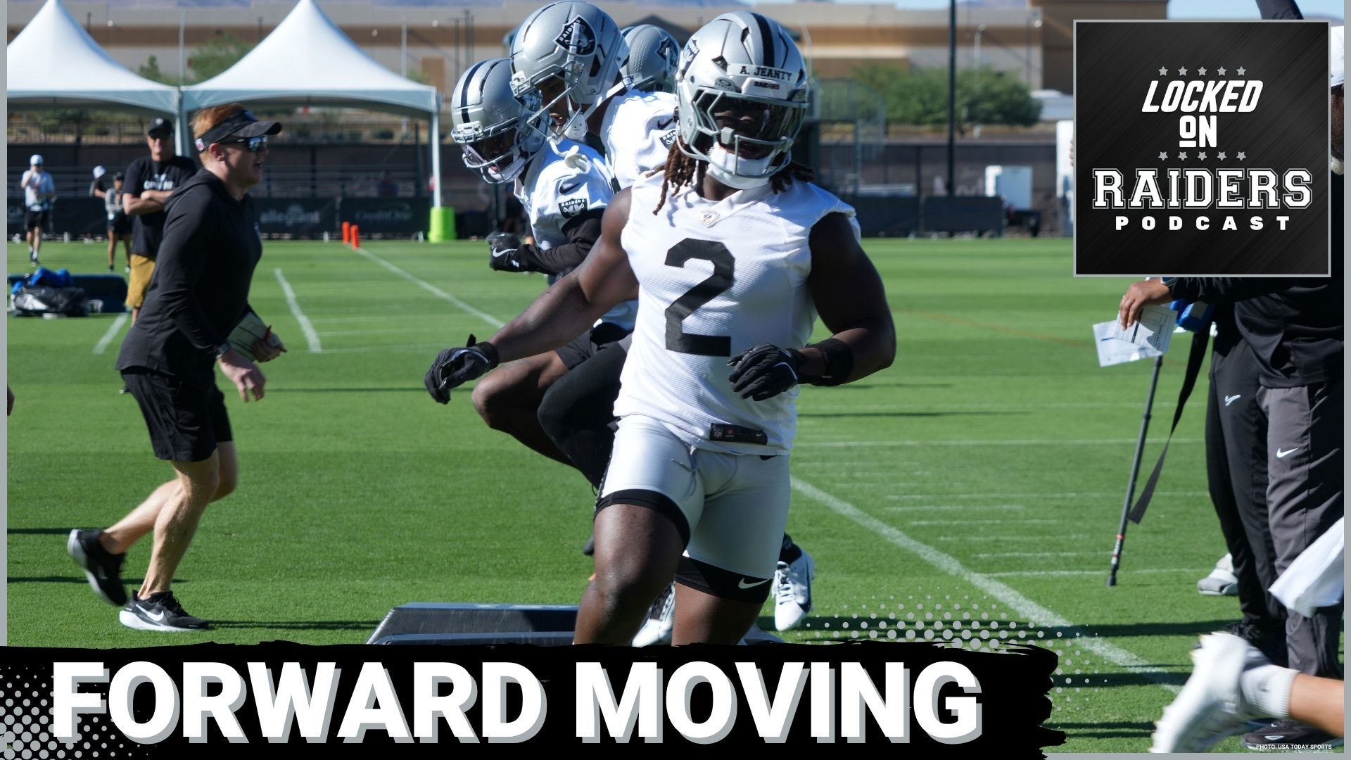 We recap day 2 of Raiders training camp, who or what stood and the energy that HC Pete Carroll is making sure is present, Wilkins and who may step up in his absence.