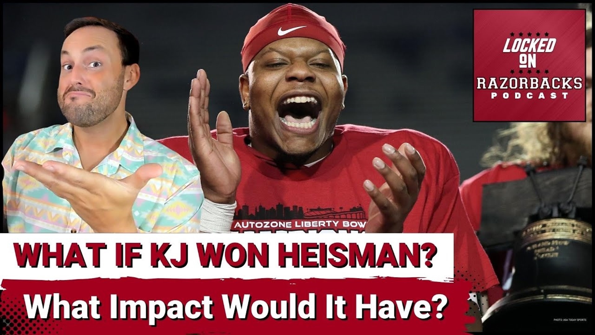 What If KJ Jefferson Won The Heisman Trophy In 2023? Razorback