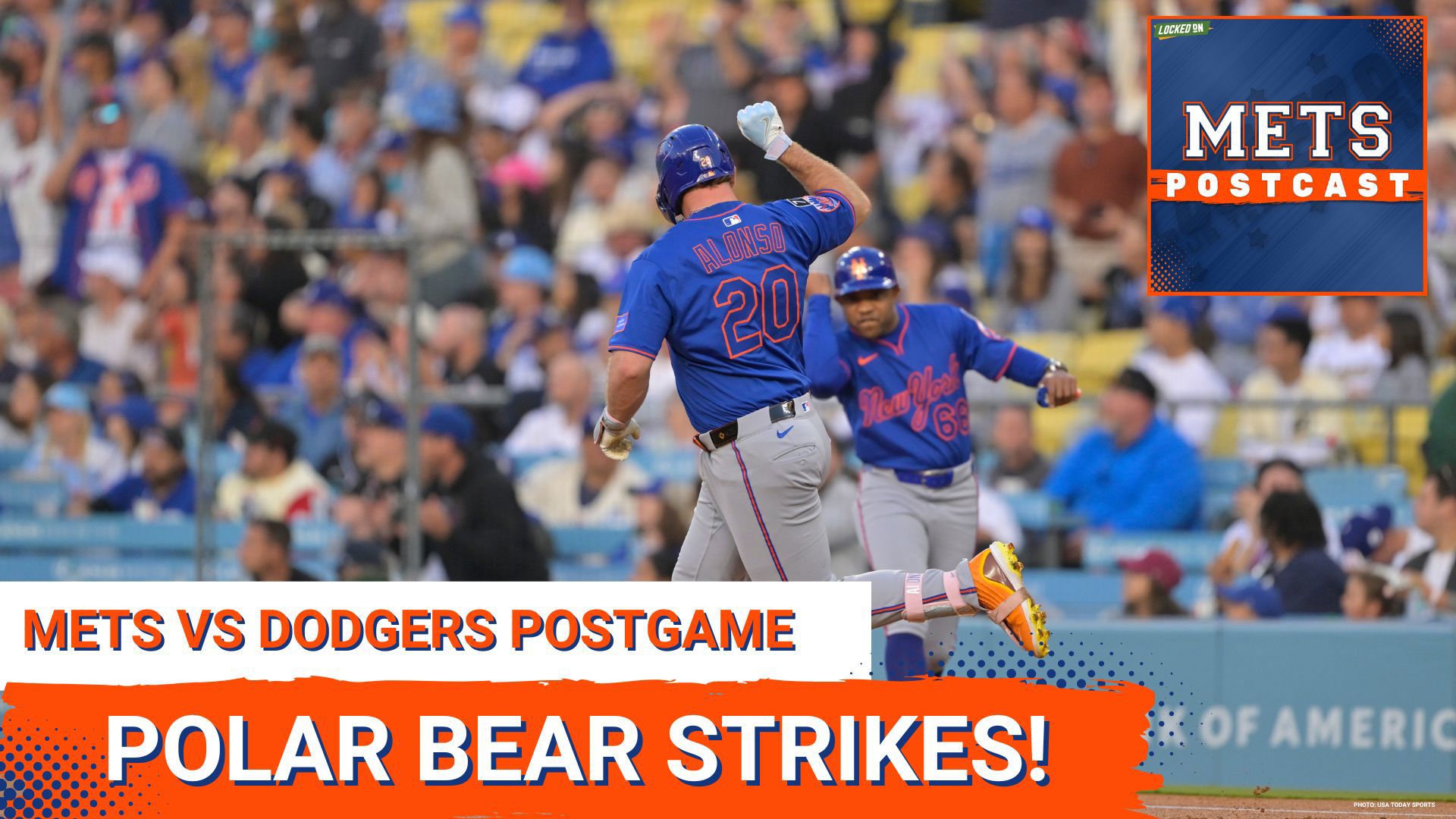 Well, that's one way to bounce back. Behind two Pete Alonso home runs, the New York Mets defeated the Los Angeles Dodgers, 6-1.