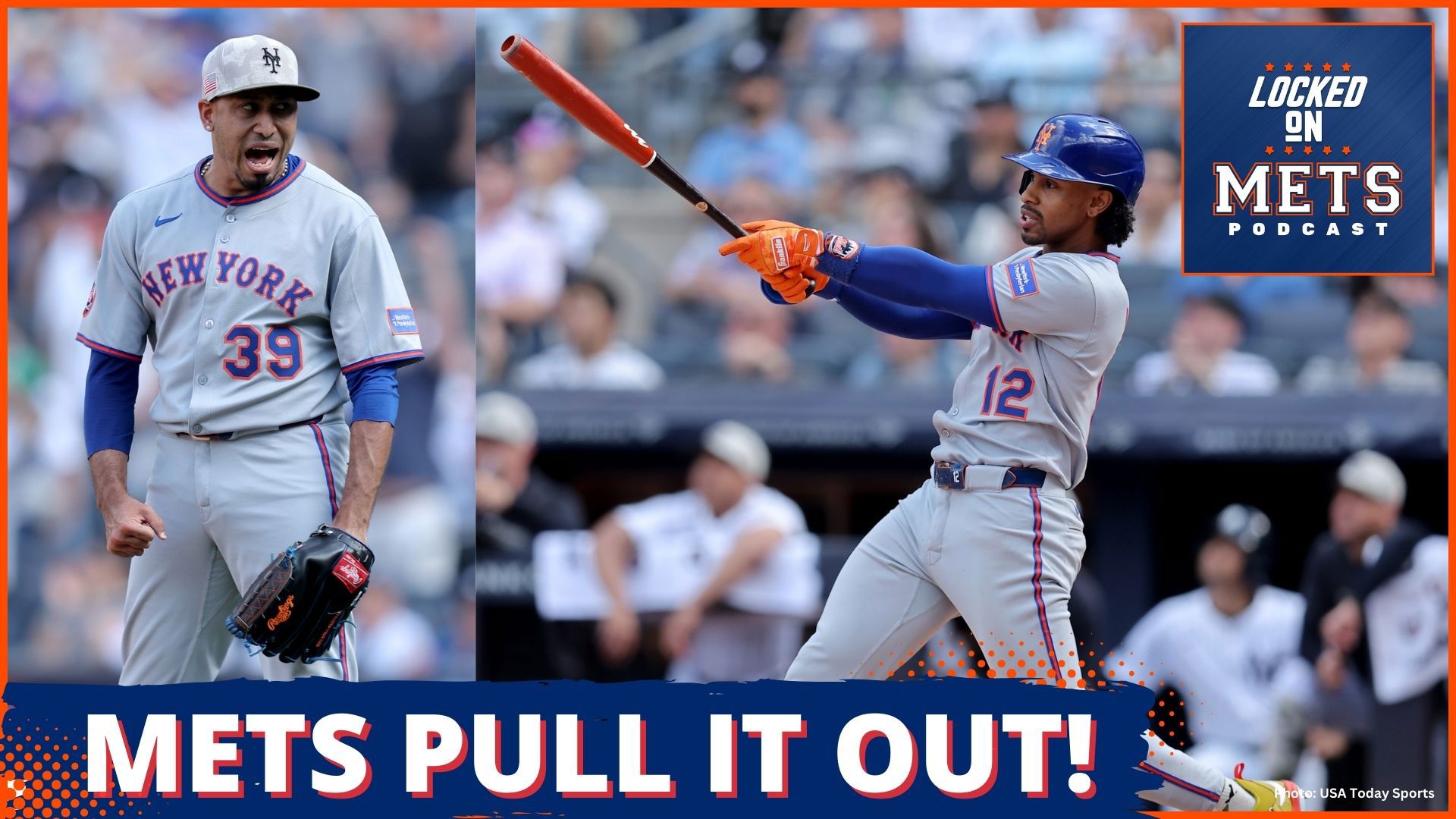 The Mets evened the Subway Series with a thrilling 2-1 victory over the Yankees.