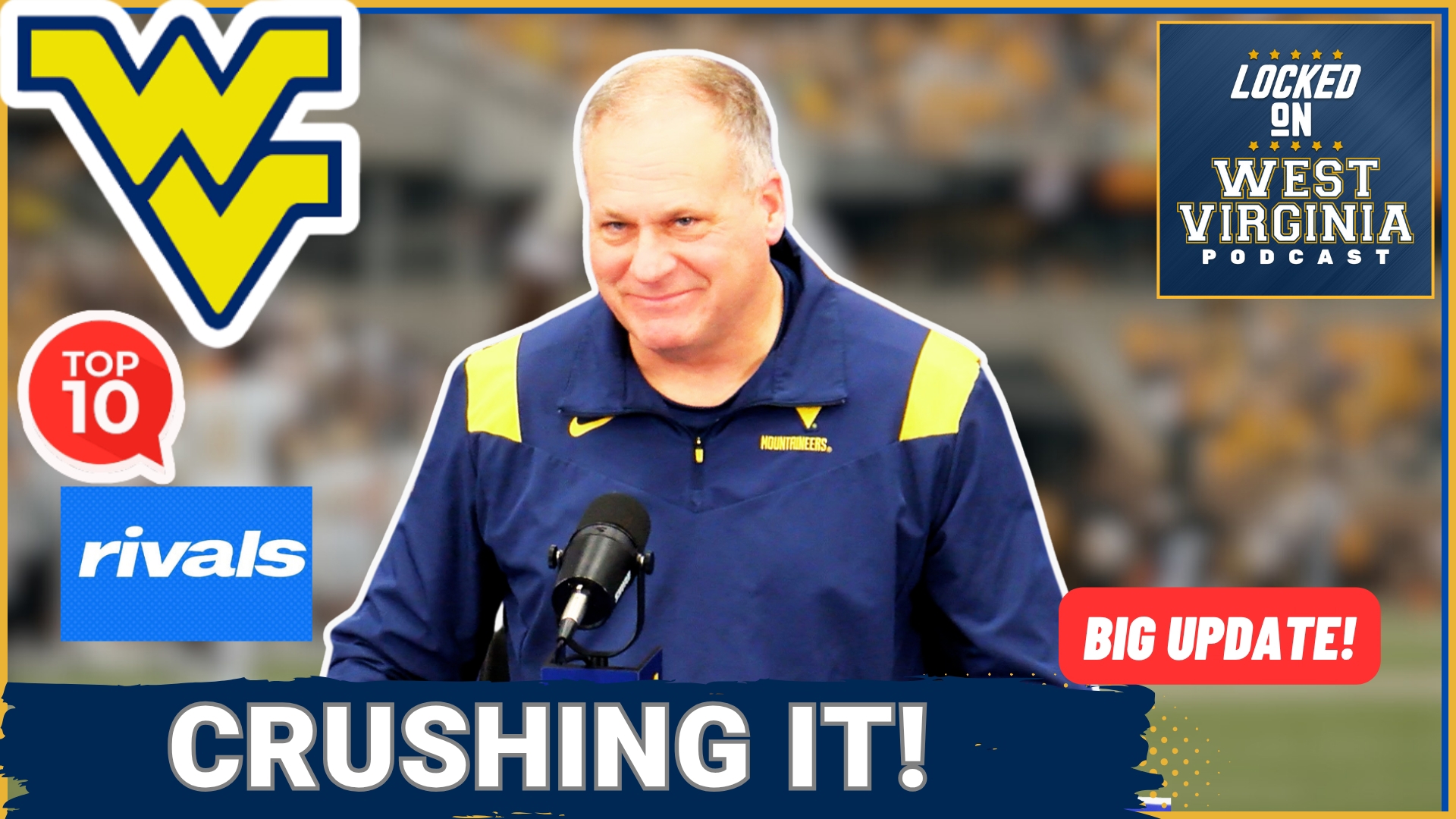 WVU has been extremely aggressive this off season in the transfer portal, and that seems to be paying dividends as Rivals has the Mountaineers INSIDE the top 10 now!