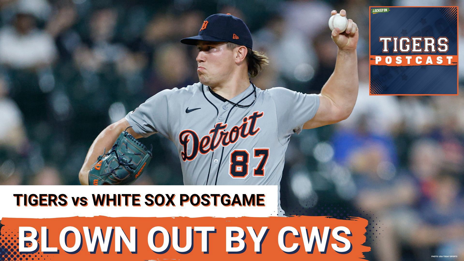 Detroit Tigers lose to Chicago White Sox by a score of 8-1.