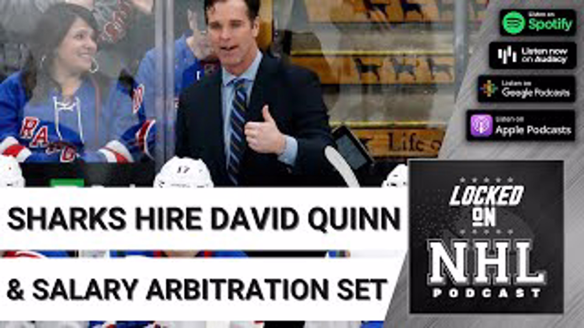 Sharks hire David Quinn, Nino Niederreiter signs with Nashville, NHL Salary Arbitration Dates Set.