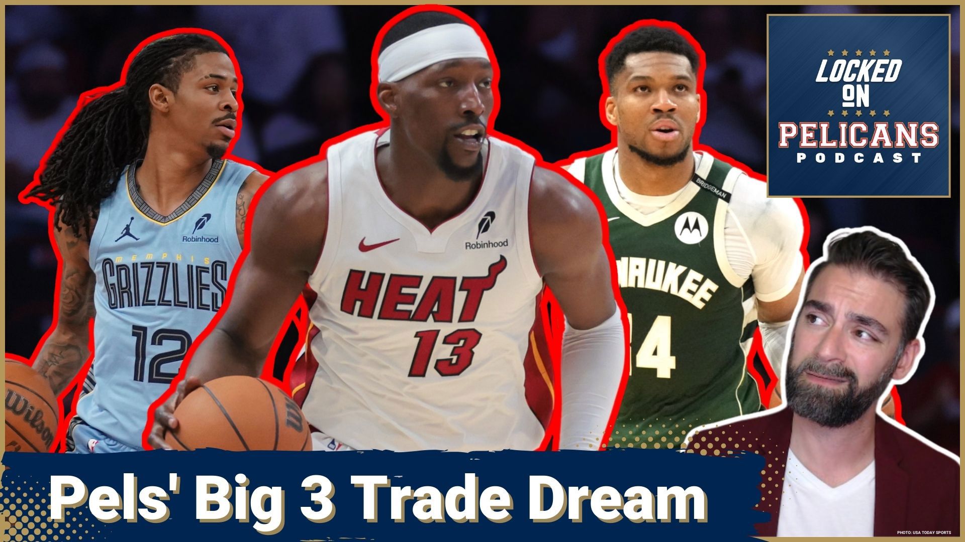 Pelicans insider Jake Madison explores potential trades involving Giannis, Ja Morant, Bam Adebayo, and Damian Lillard that could reshape the team's roster.