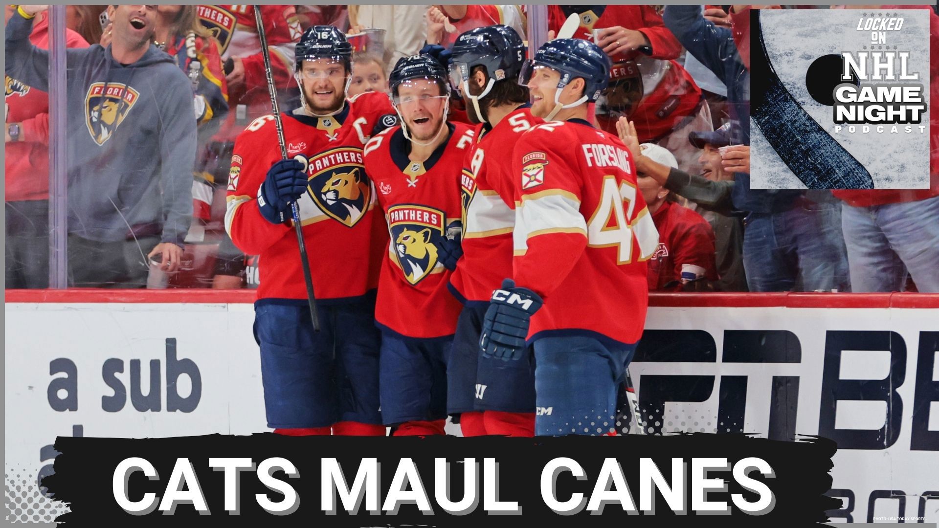 The Florida Panthers move one win away from another trip to the Finals while the Carolina Hurricanes Conference Finals futility continues.